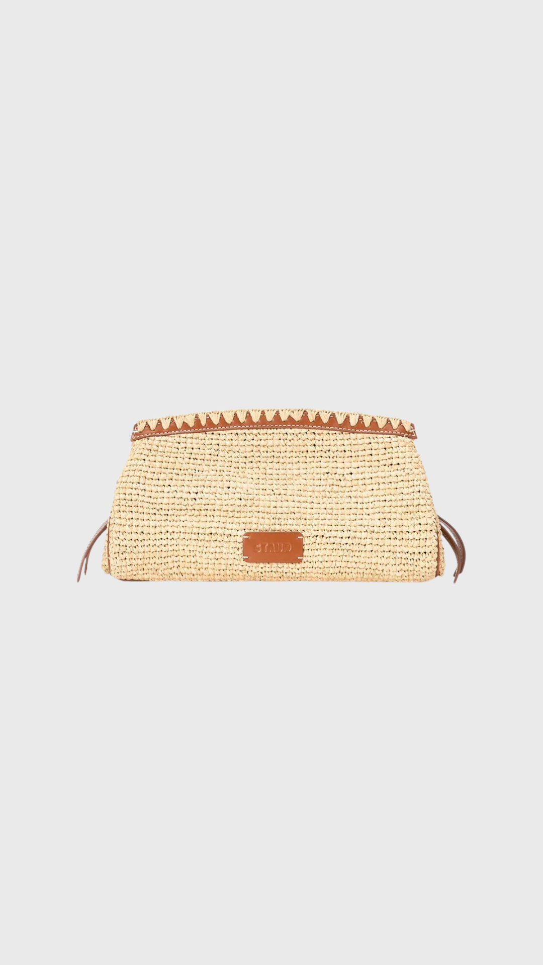 Staud Maude Clutch in Natural