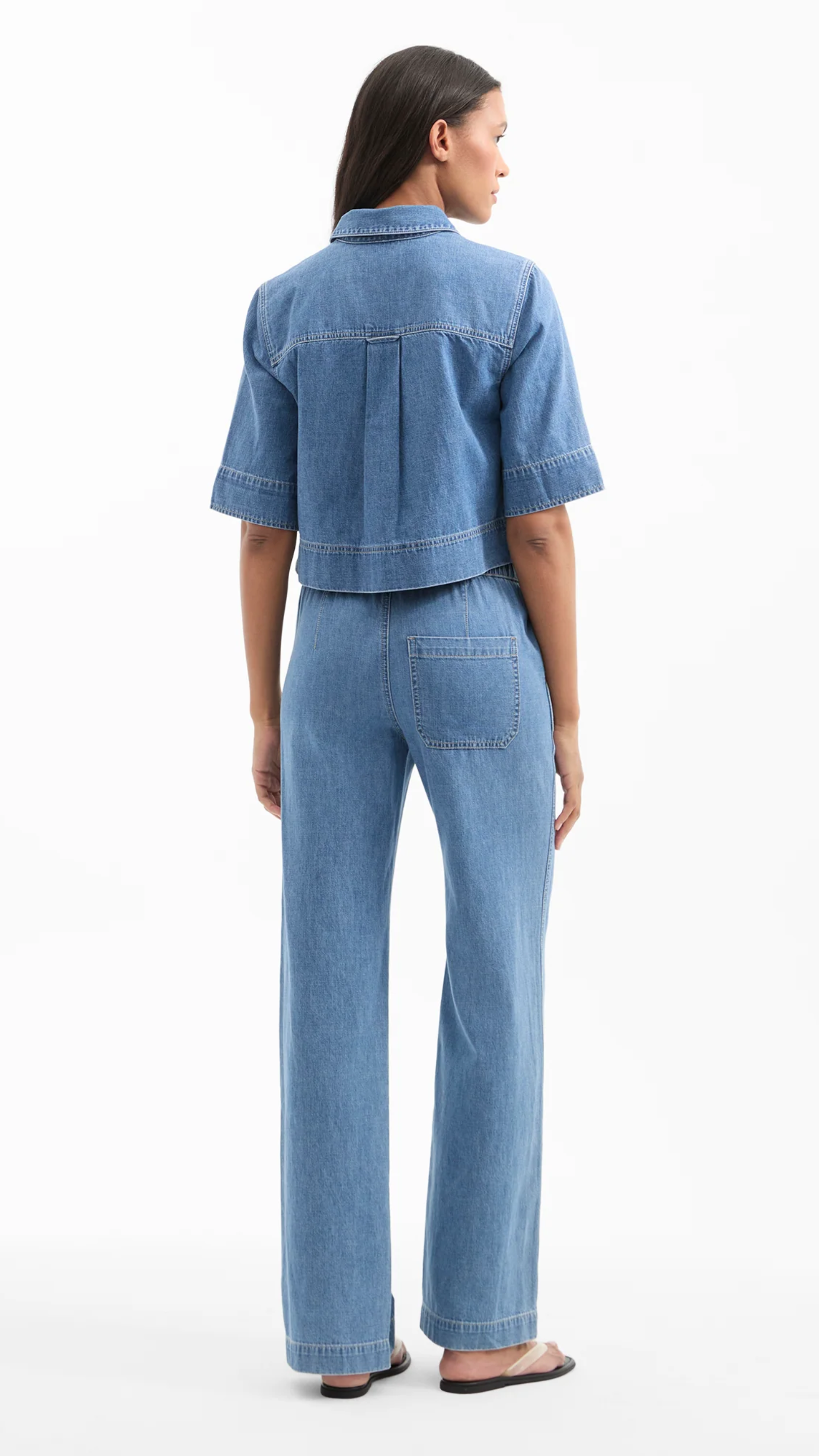 Veronica Beard Dunford Drawcord Pant in Amethyst Frost