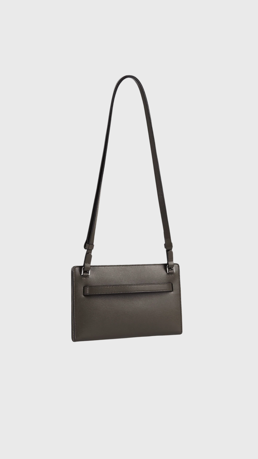 Toteme Belted Leather Cross-body Bag in Bark