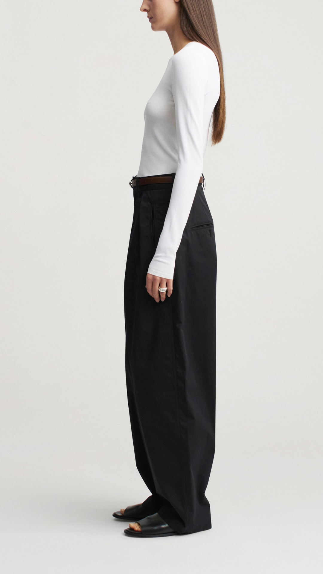 Kallmeyer Joel Pleated Trouser in Black