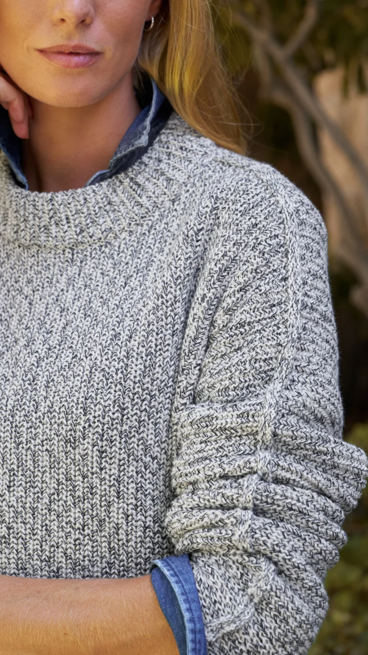 Frank & Eileen Montecito Pullover Sweater in Bayside
