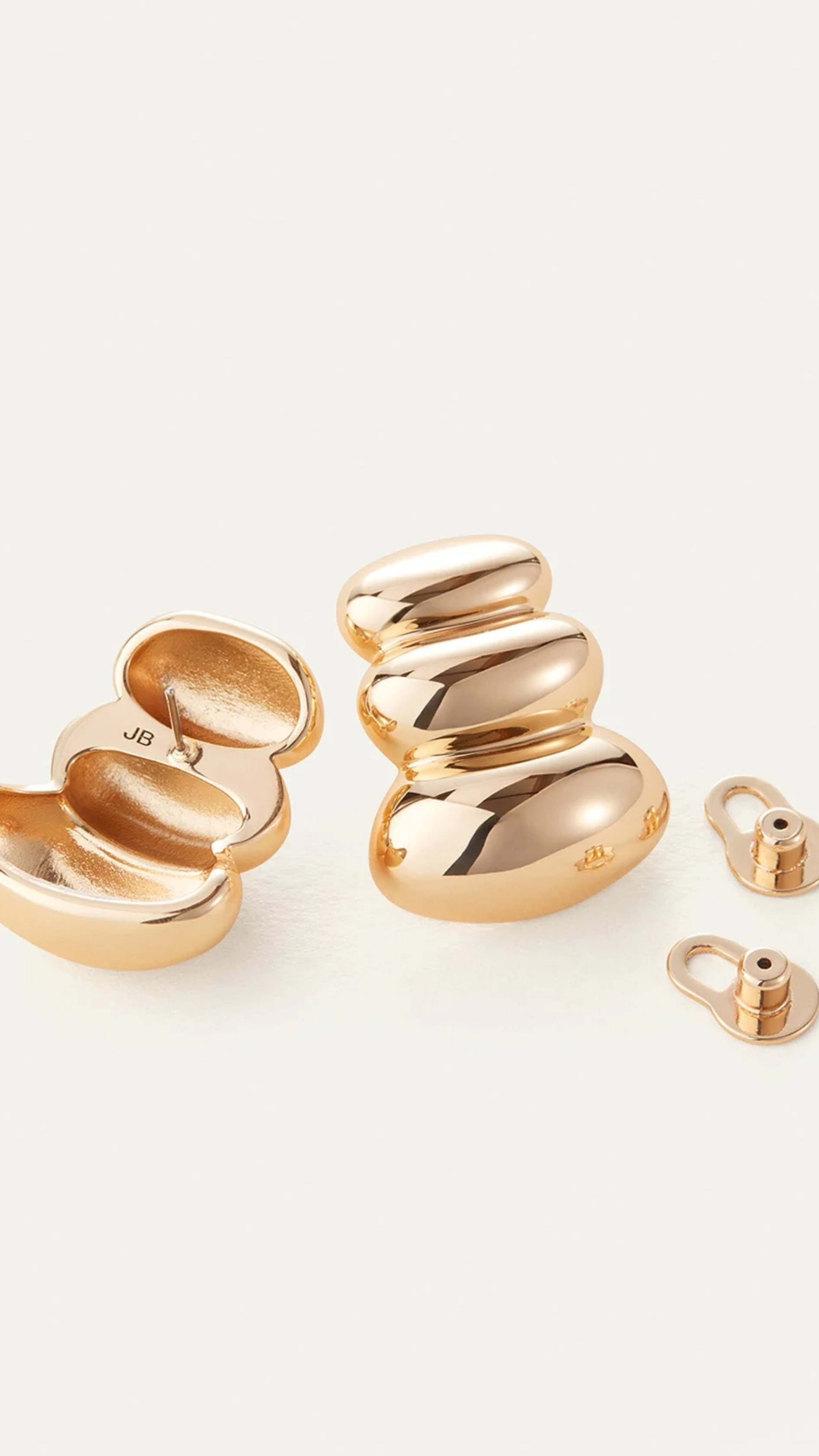 Jenny Bird Non-stop Earrings in Gold