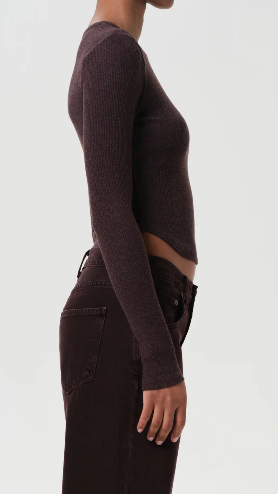 Agolde Neema Tee in Root