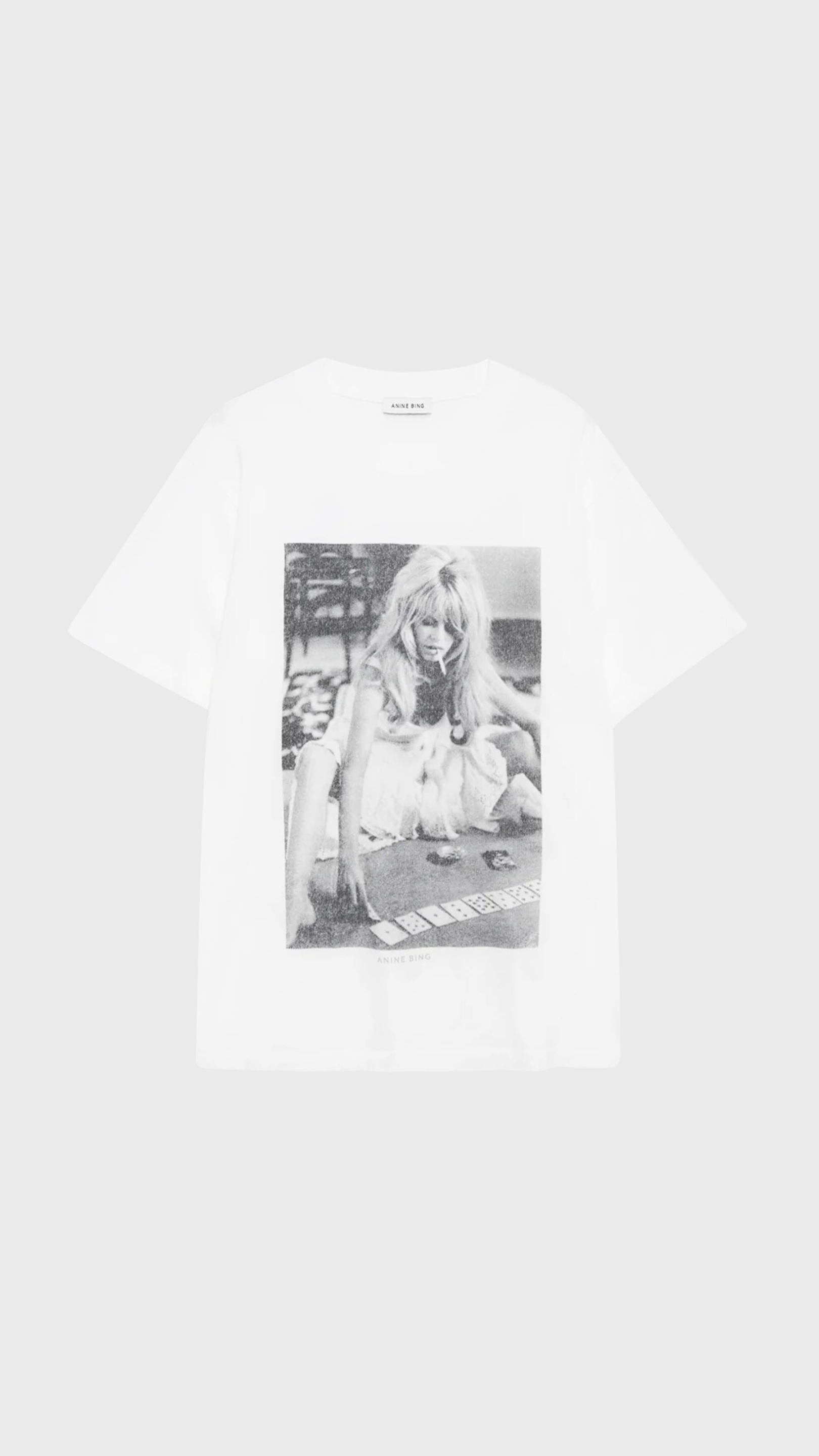 Anine Bing Lili Tee Brigitte Bardot in Ivory