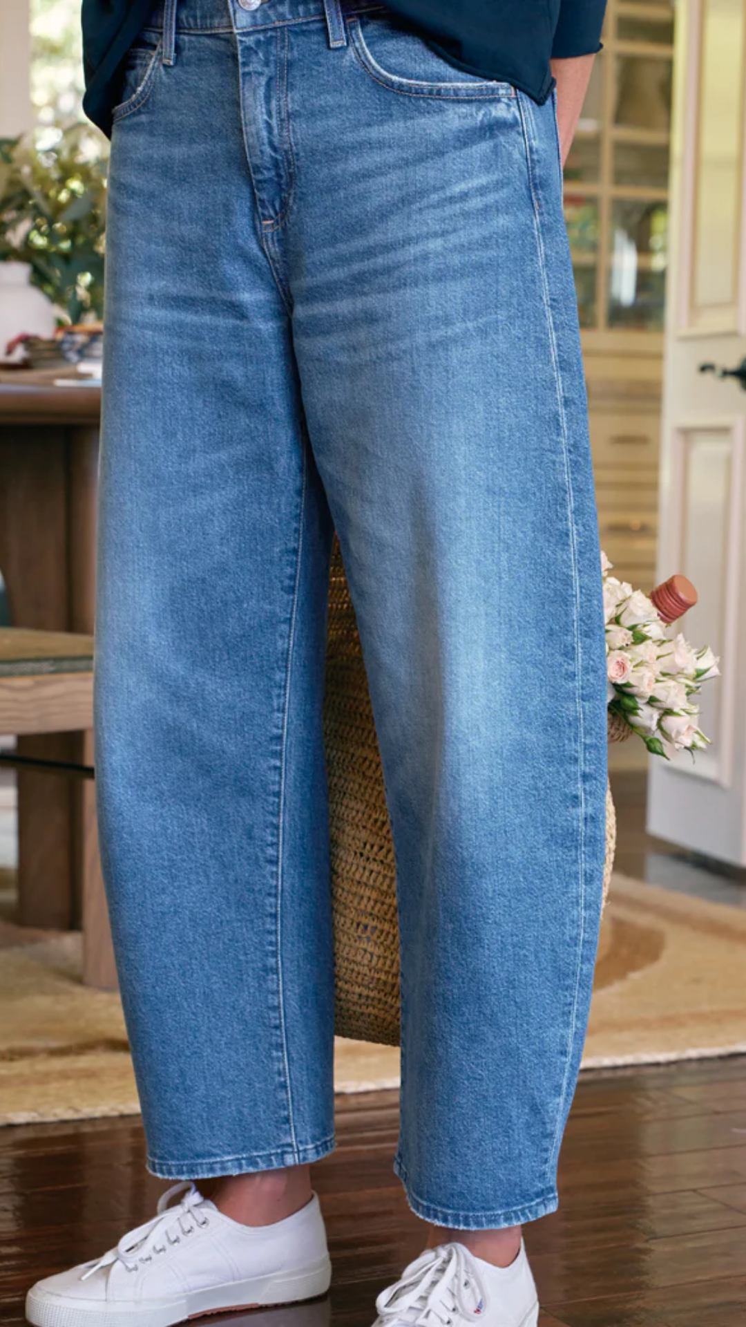 Frank & Eileen Brennan Barrel Jean in 1978