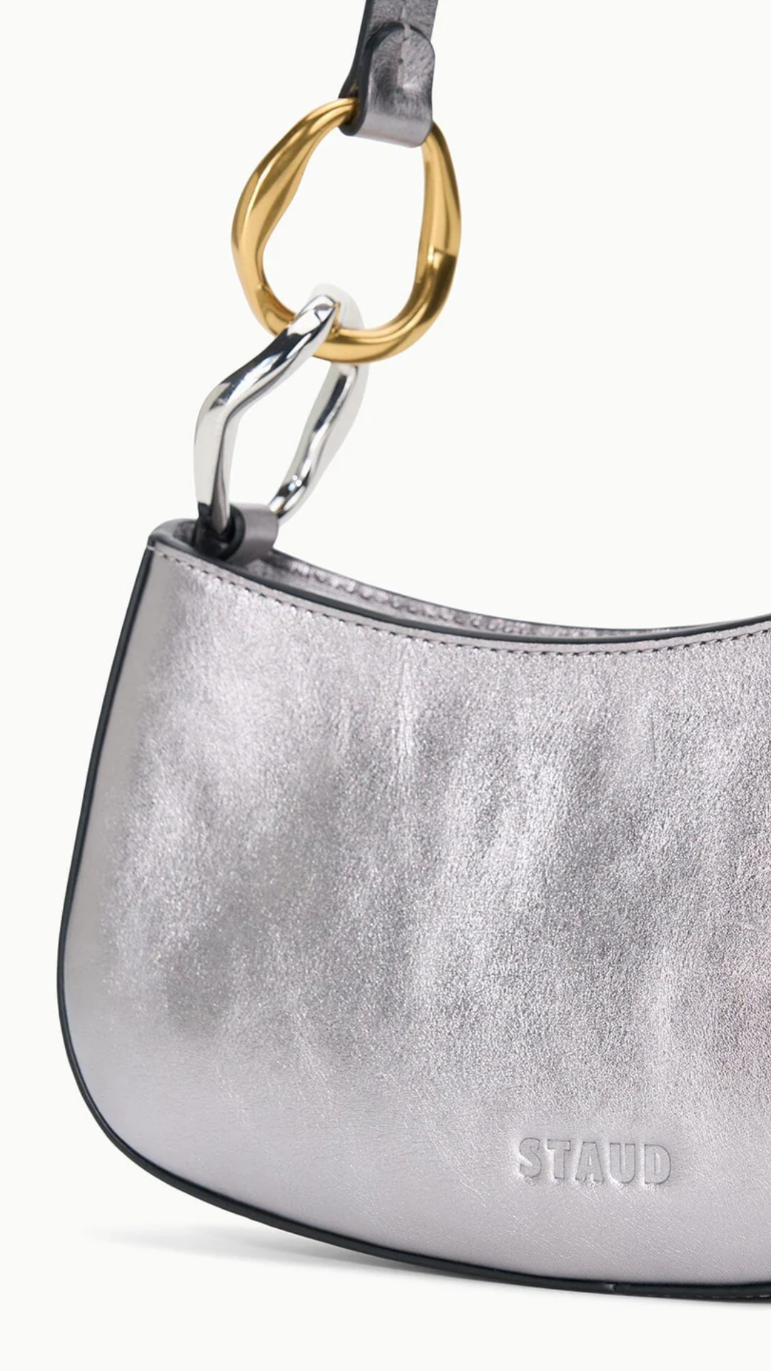 Staud Ollie Bag in Pewter