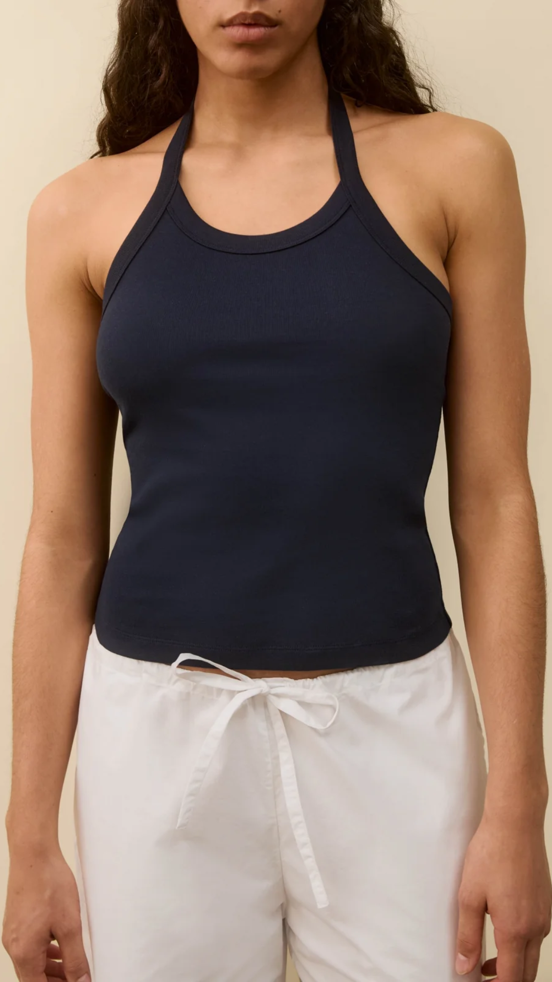 Flore Flore Angie Tank in Navy