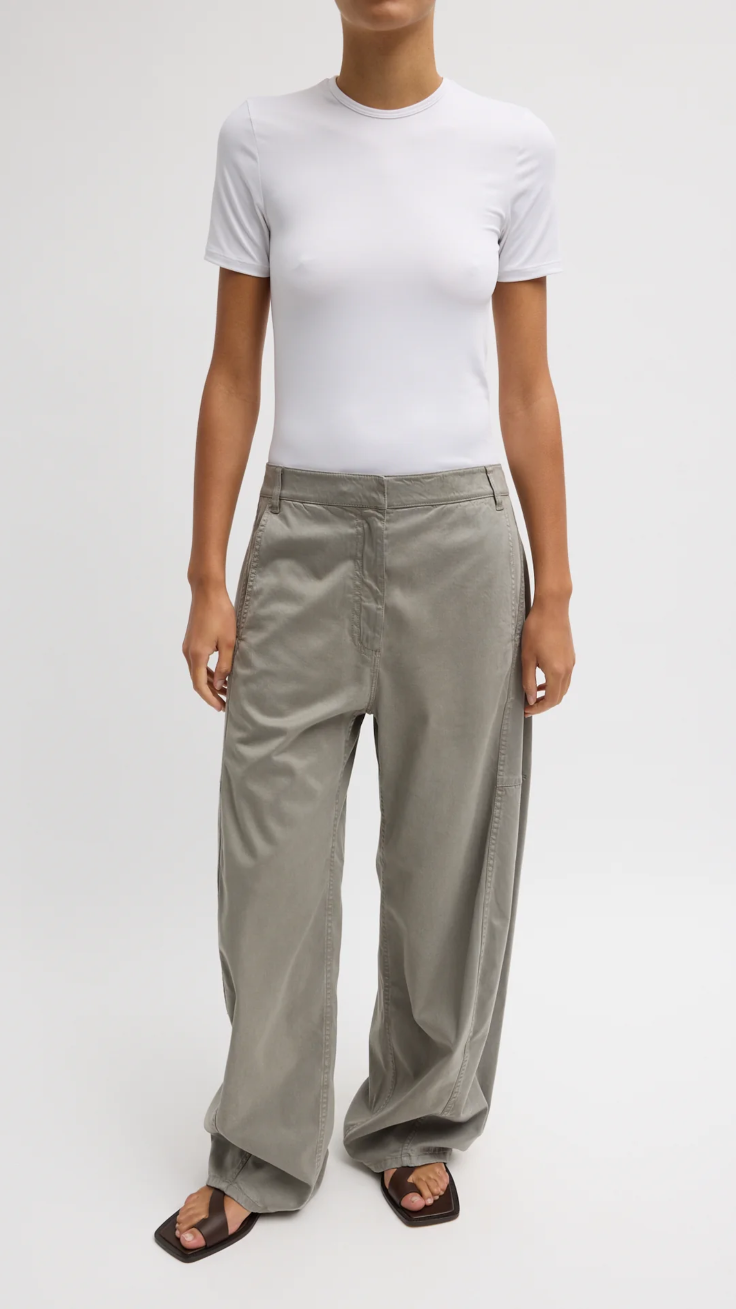 Tibi Reactive Vintage Garment Dyed Sid Pant