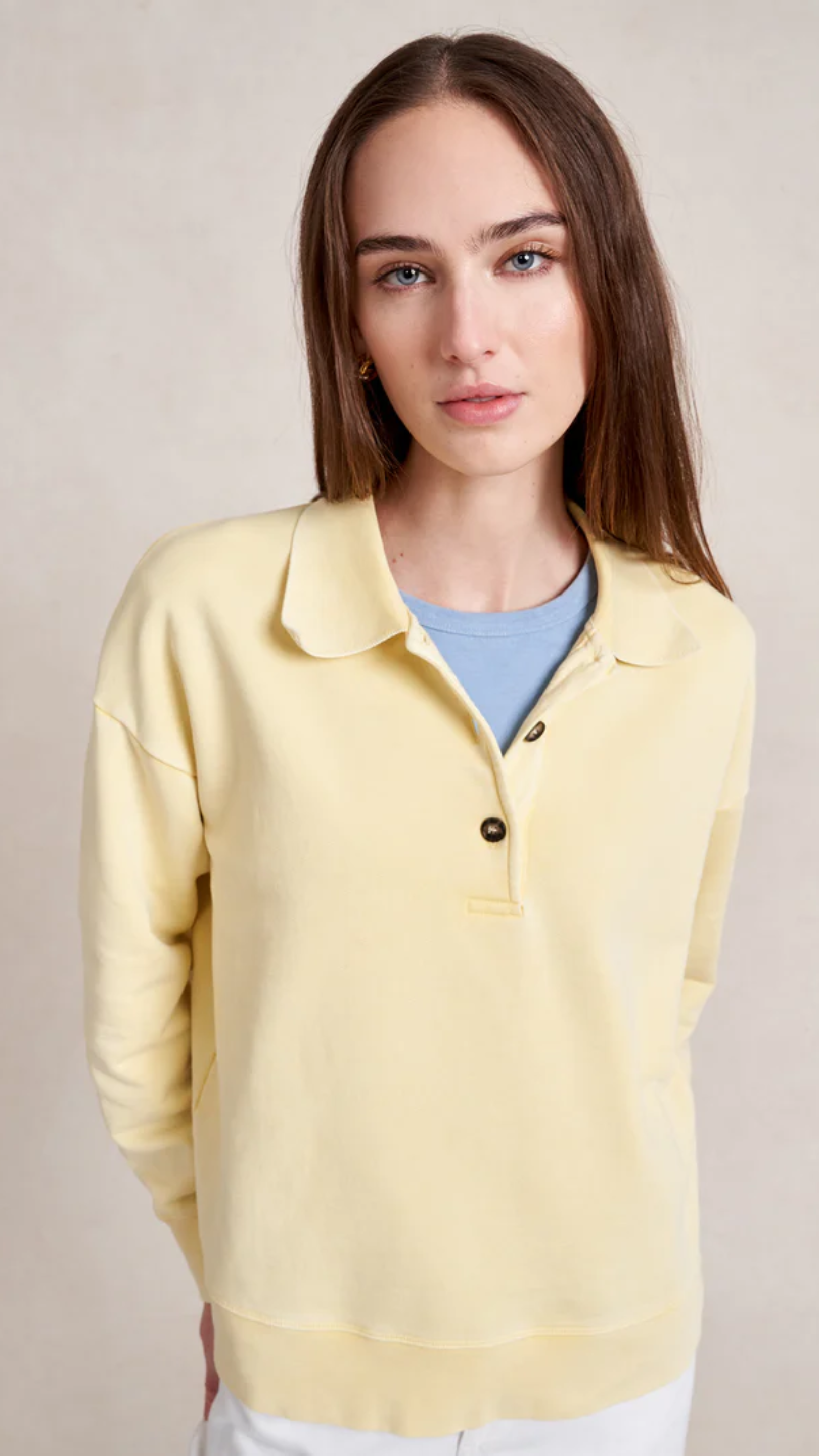 La Ligne Howard Polo in Butter