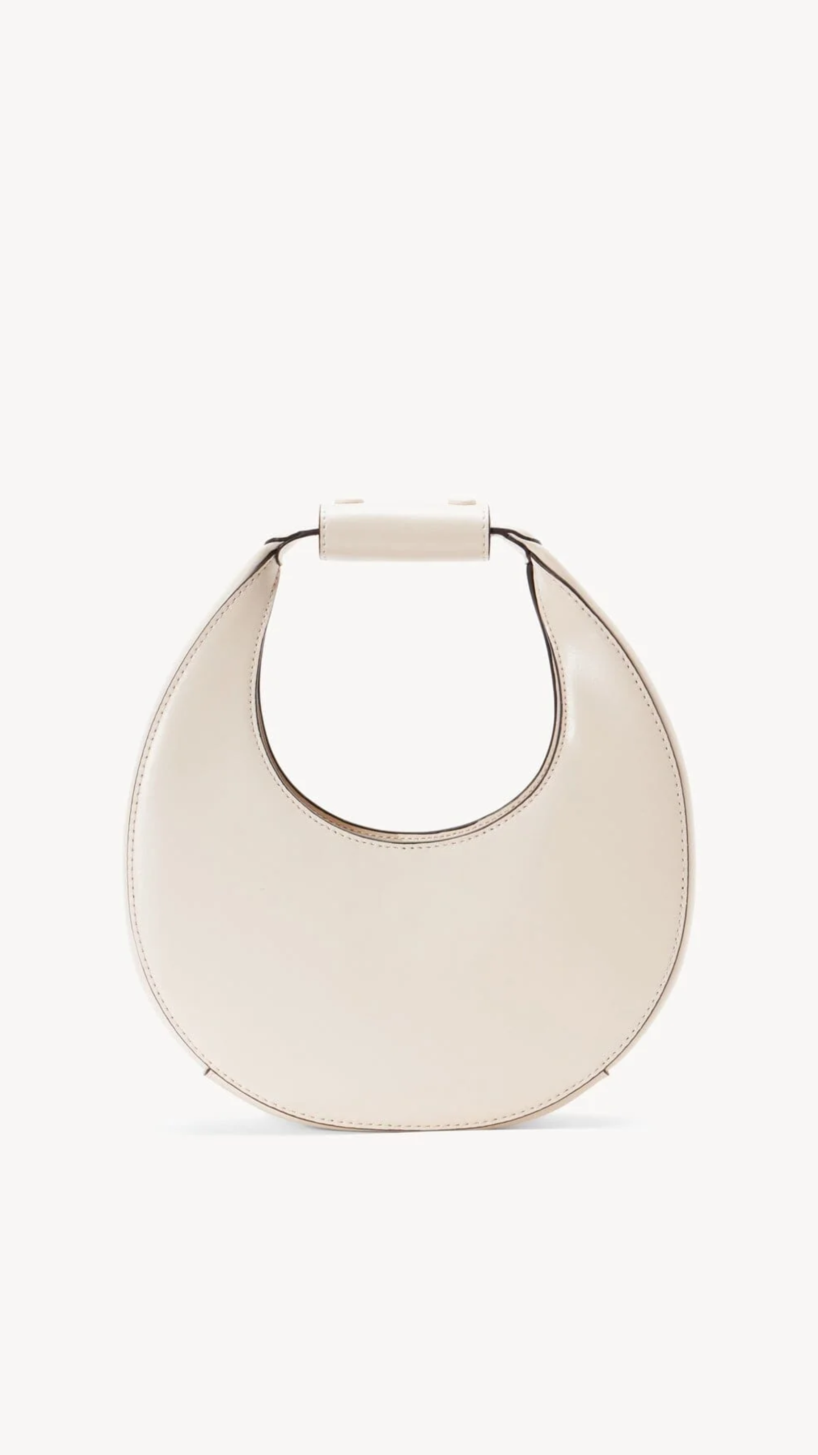 Staud Mini Moon Bag in Cream