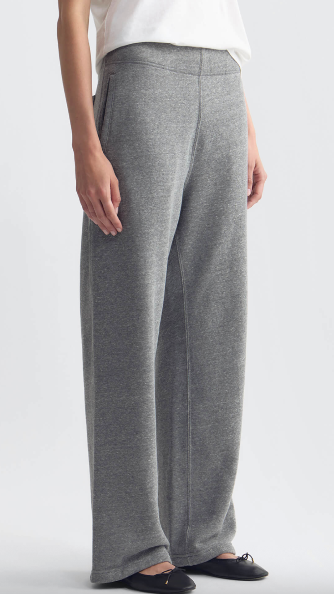 Nili Lotan Ben Sweatpant in Heather Grey