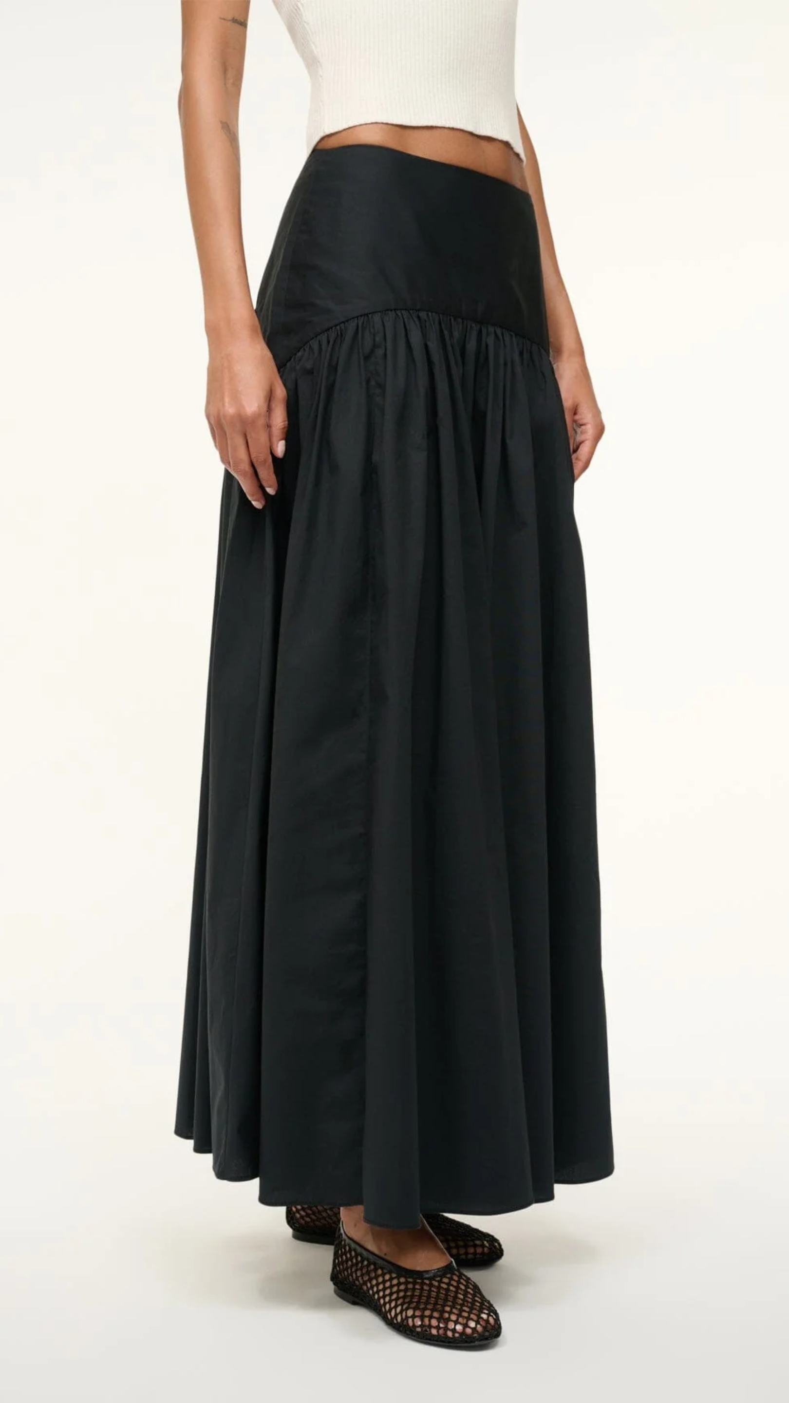 Staud Procida Skirt in Black