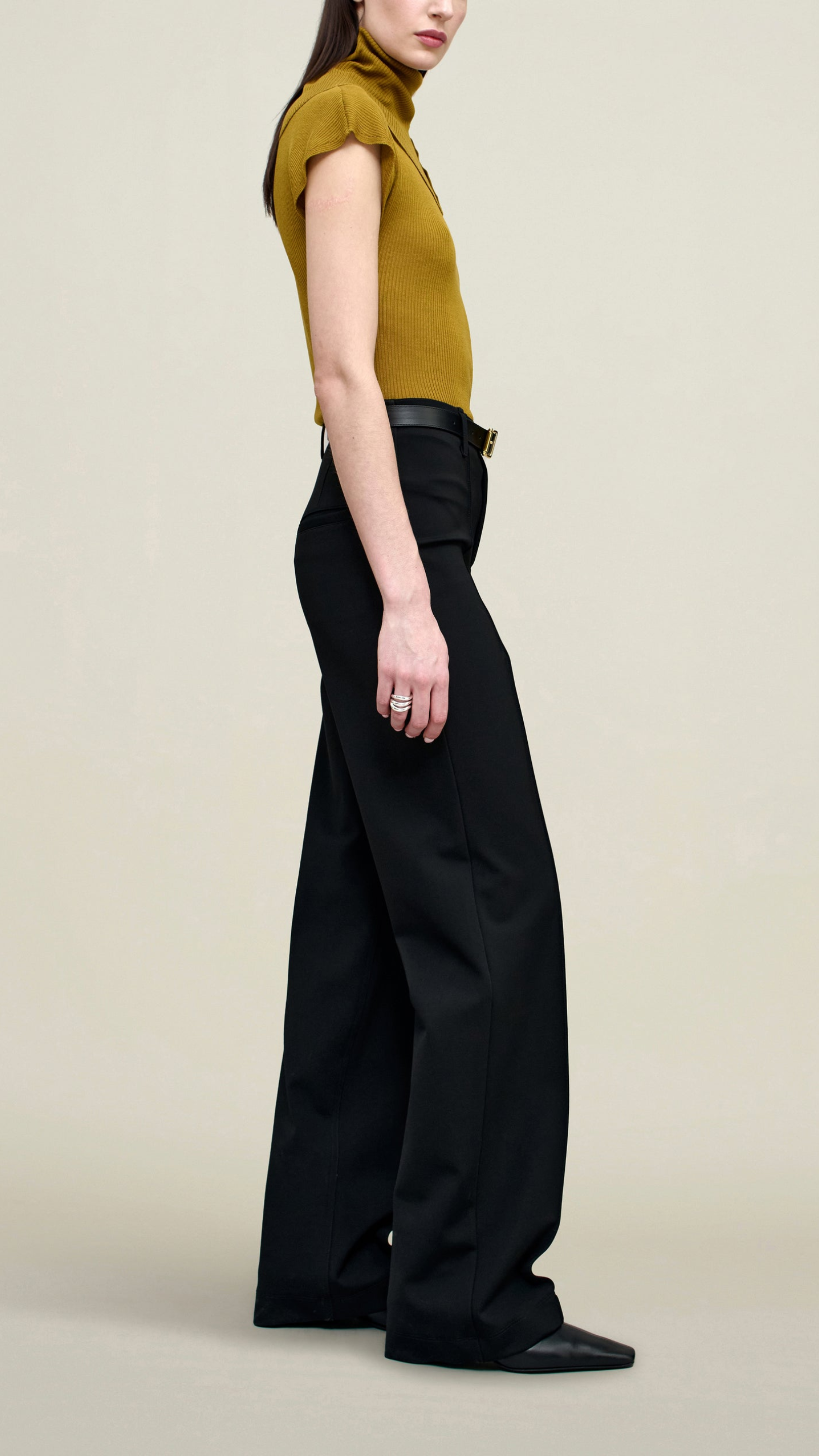 Kallmeyer Garence Knit Top in Harvest Gold