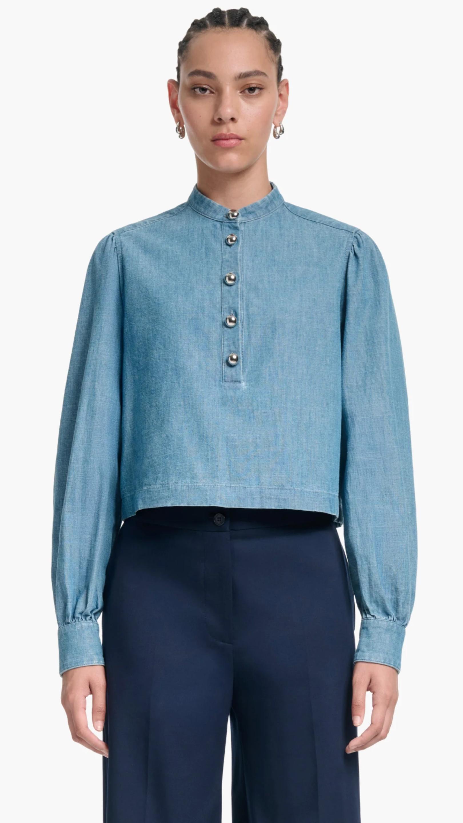 Altuzarra Margot Top in Indigo