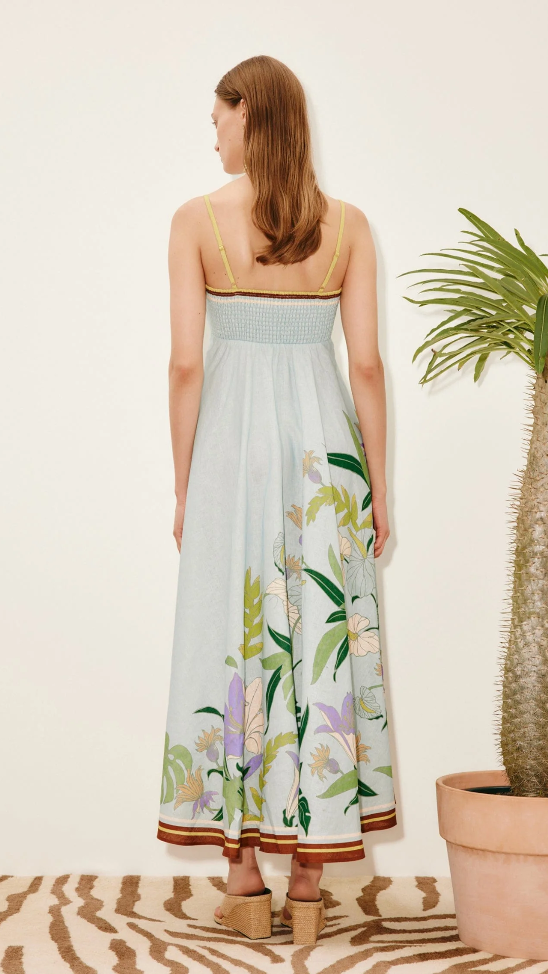 Alemais Alfie Sundress in Ice Blue