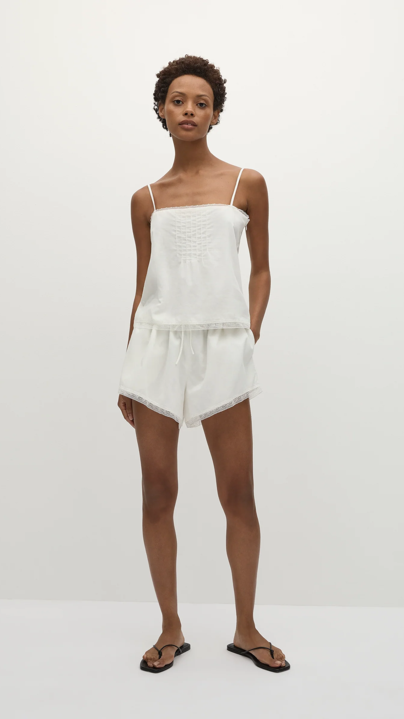 Faithfull Denise Shorts in White