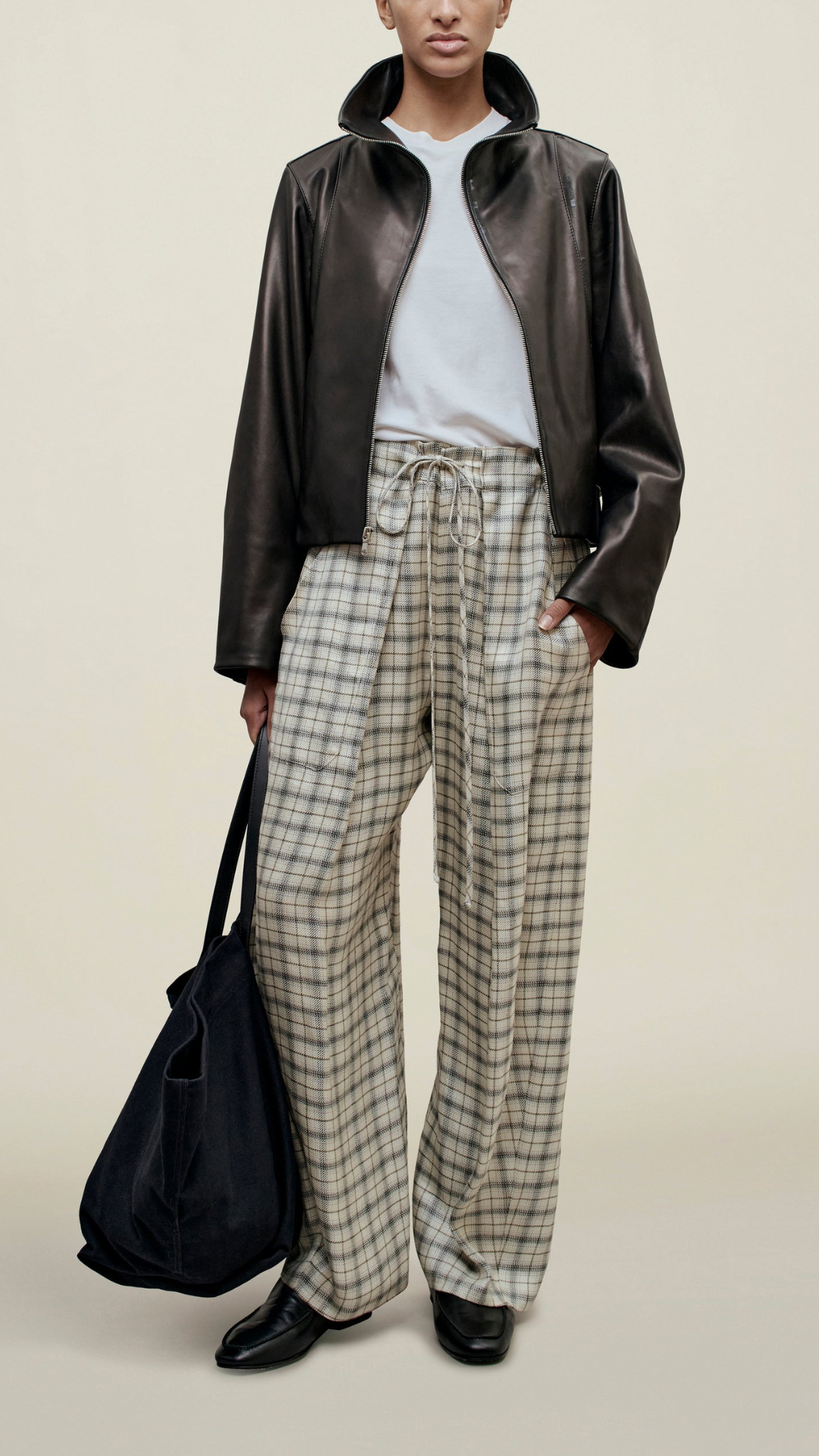 Kallmeyer Clemence Pant in Spruce Plaid