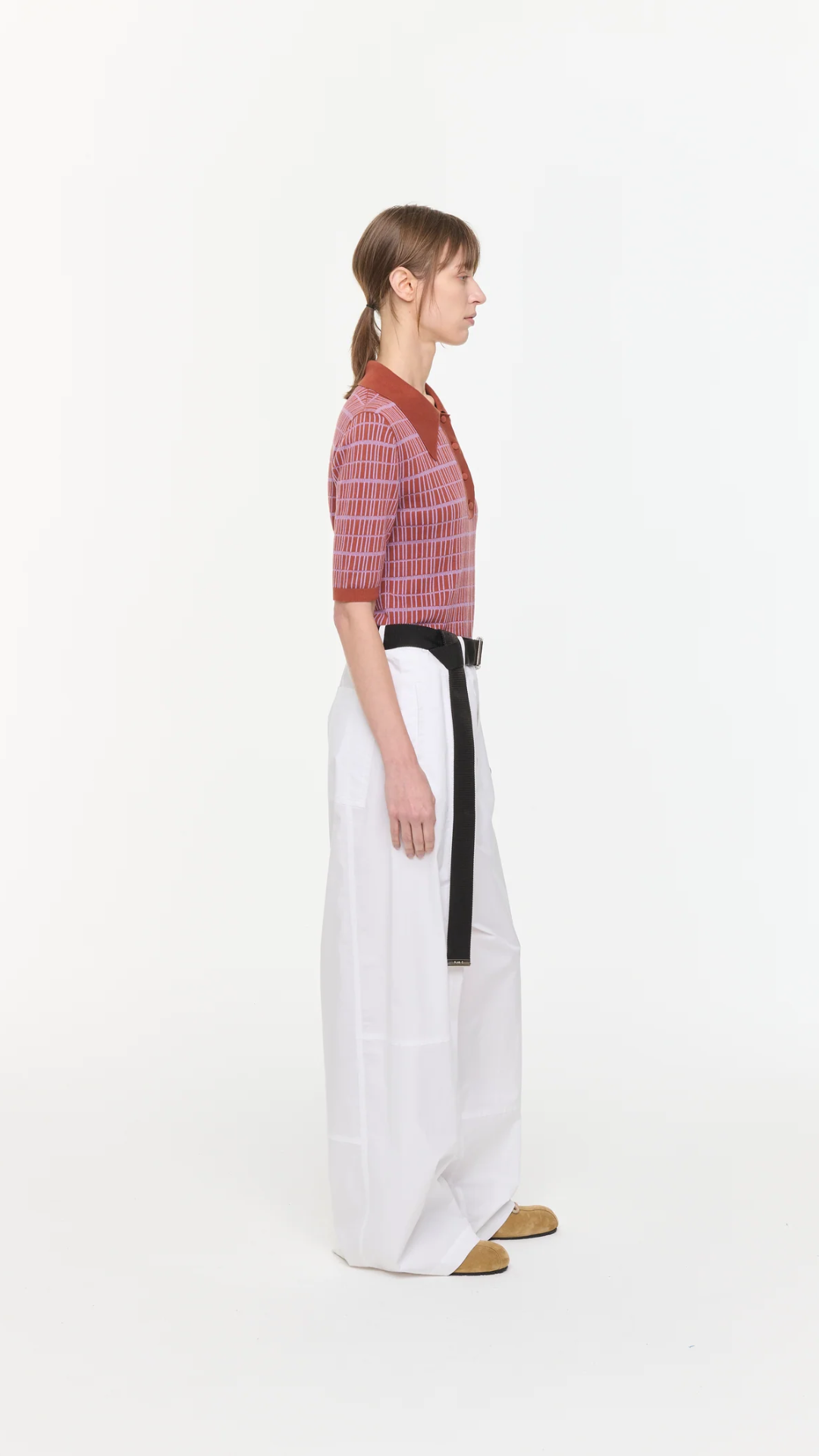 Plan C Trousers in White