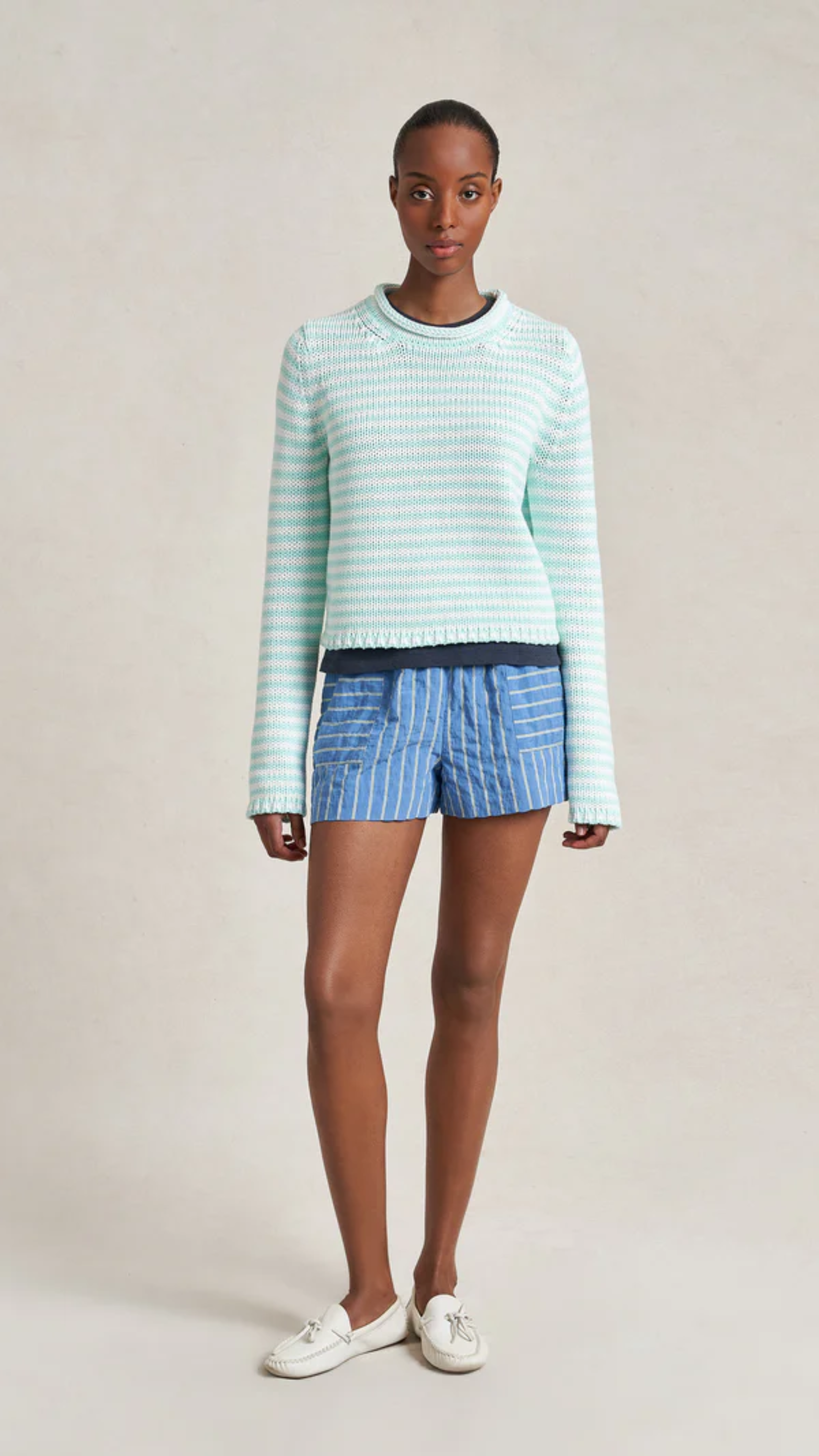 La Ligne Fine Stripe Mini Marina Sweater