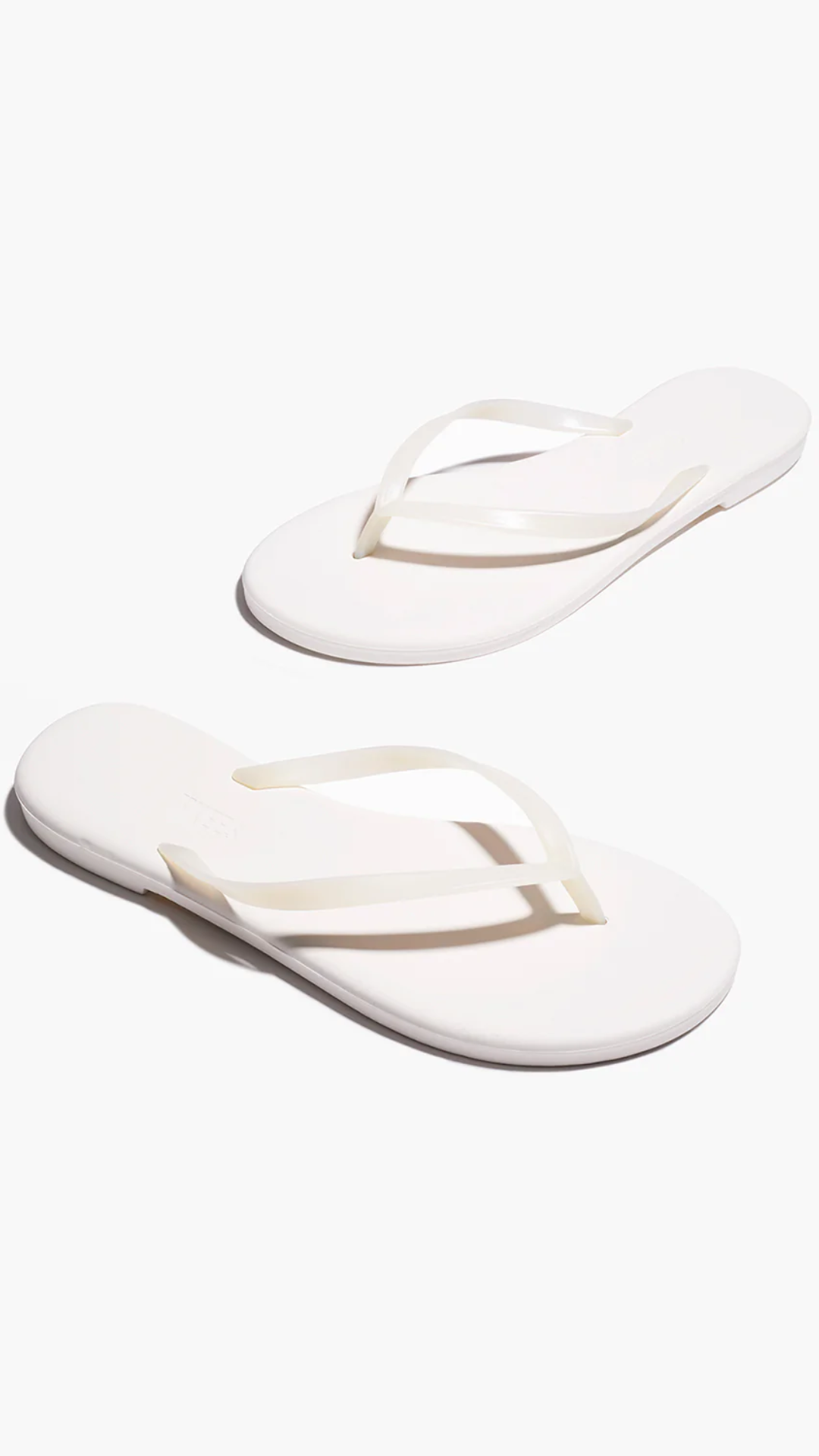 Tkees Aqua Lily Flip Flops in Coconut