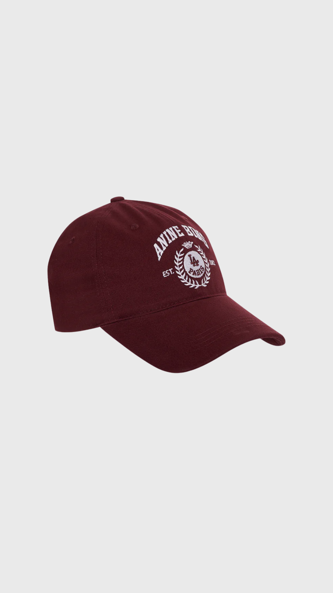 Anine Bing Jeremy Baseball Collegiate Cap in Fig