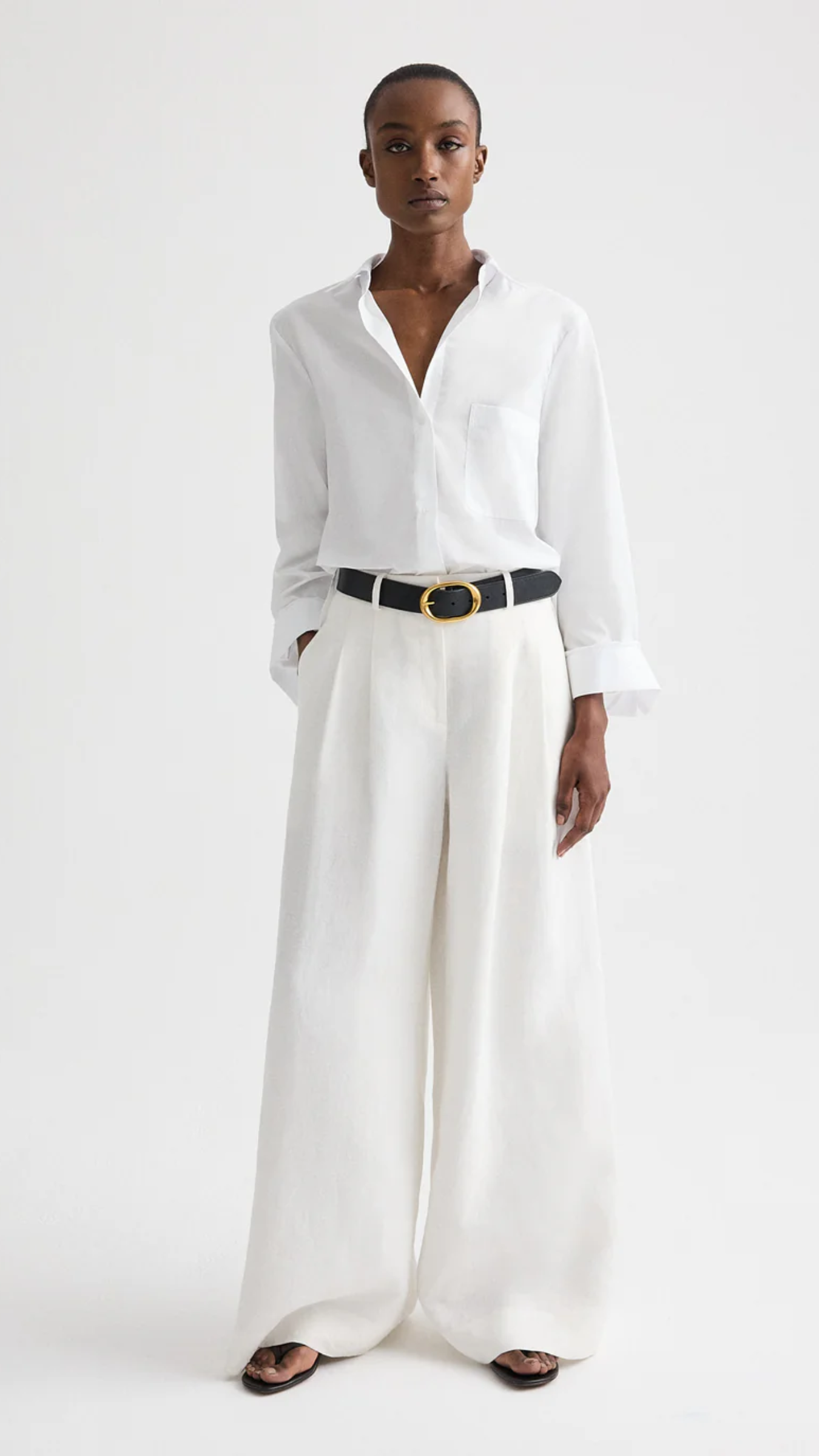 TWP Next Morning Shirt in White