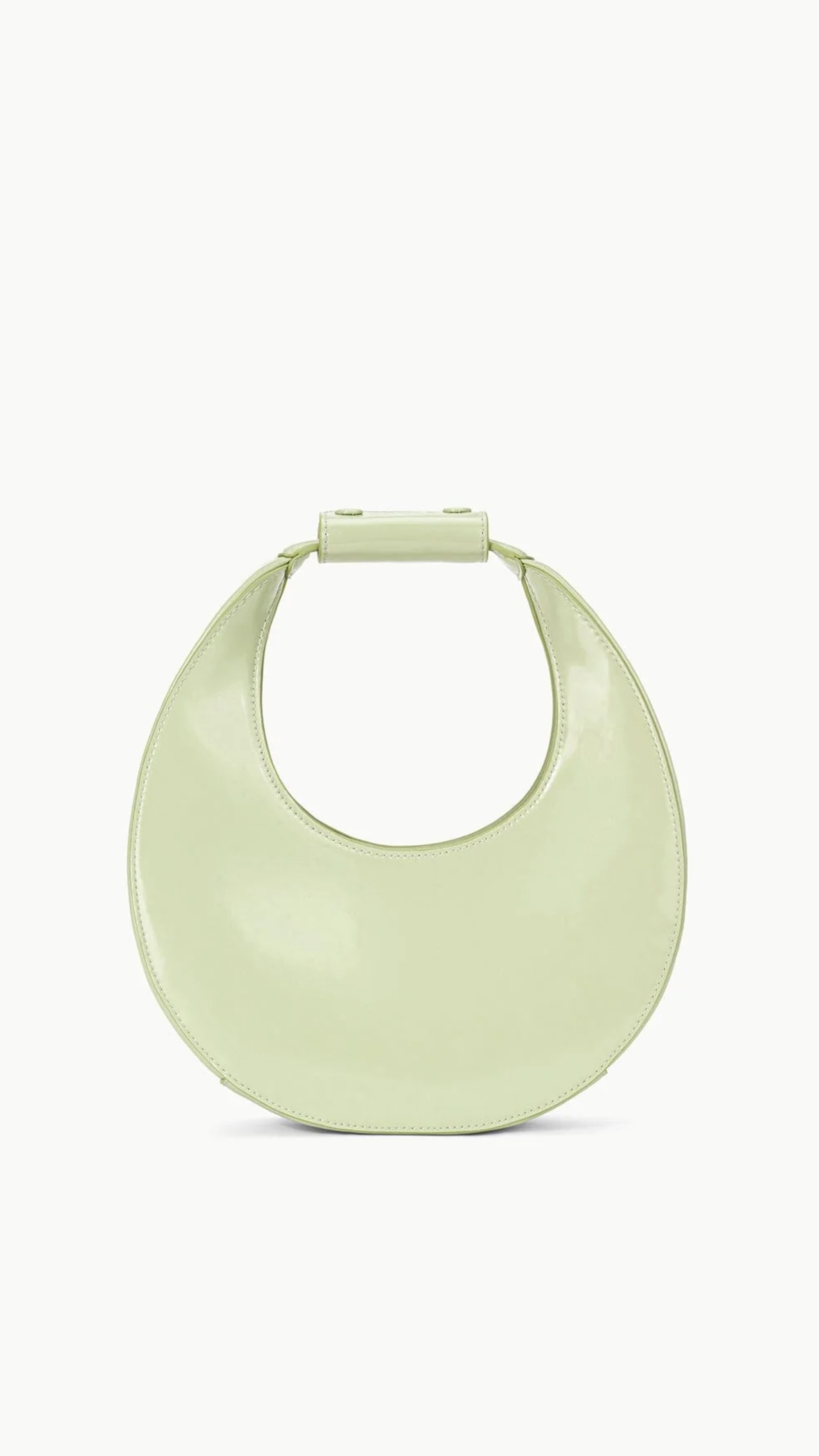 Staud Mini Moon Bag in Pale Jade