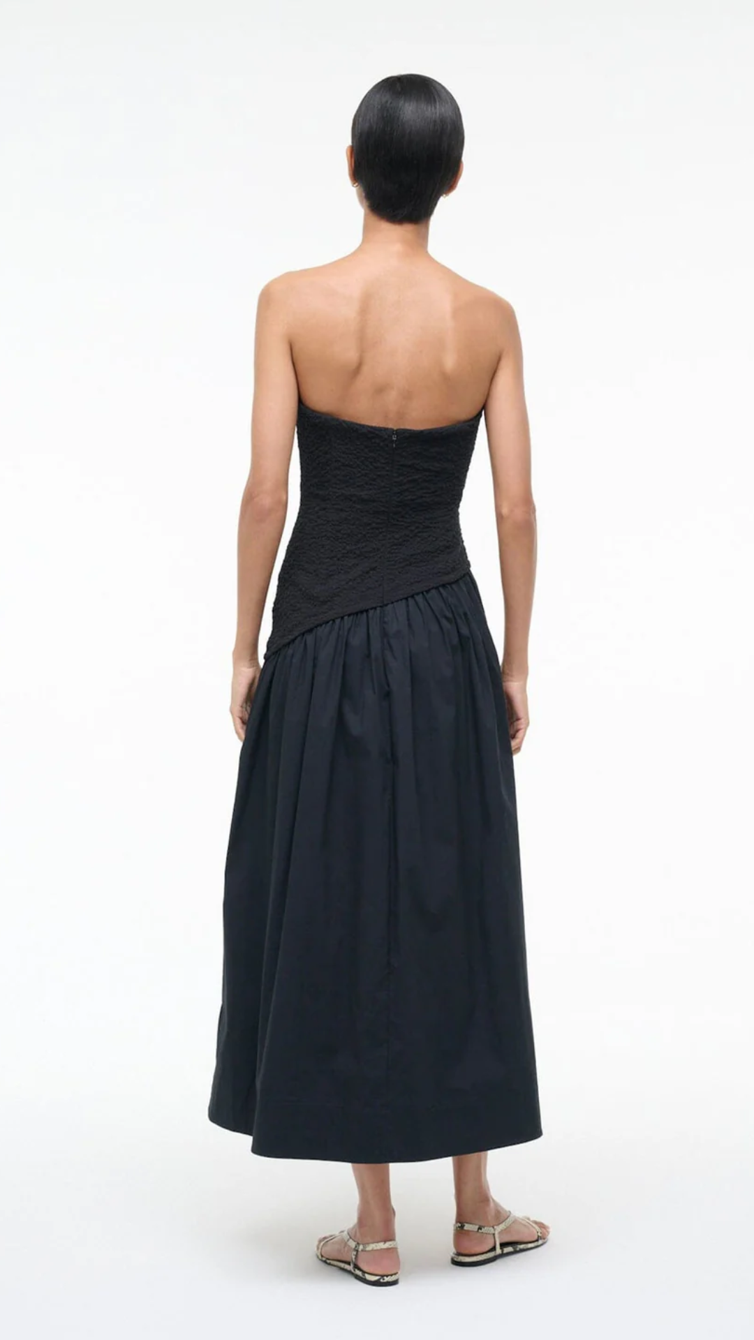 Staud Nia Dress in Black