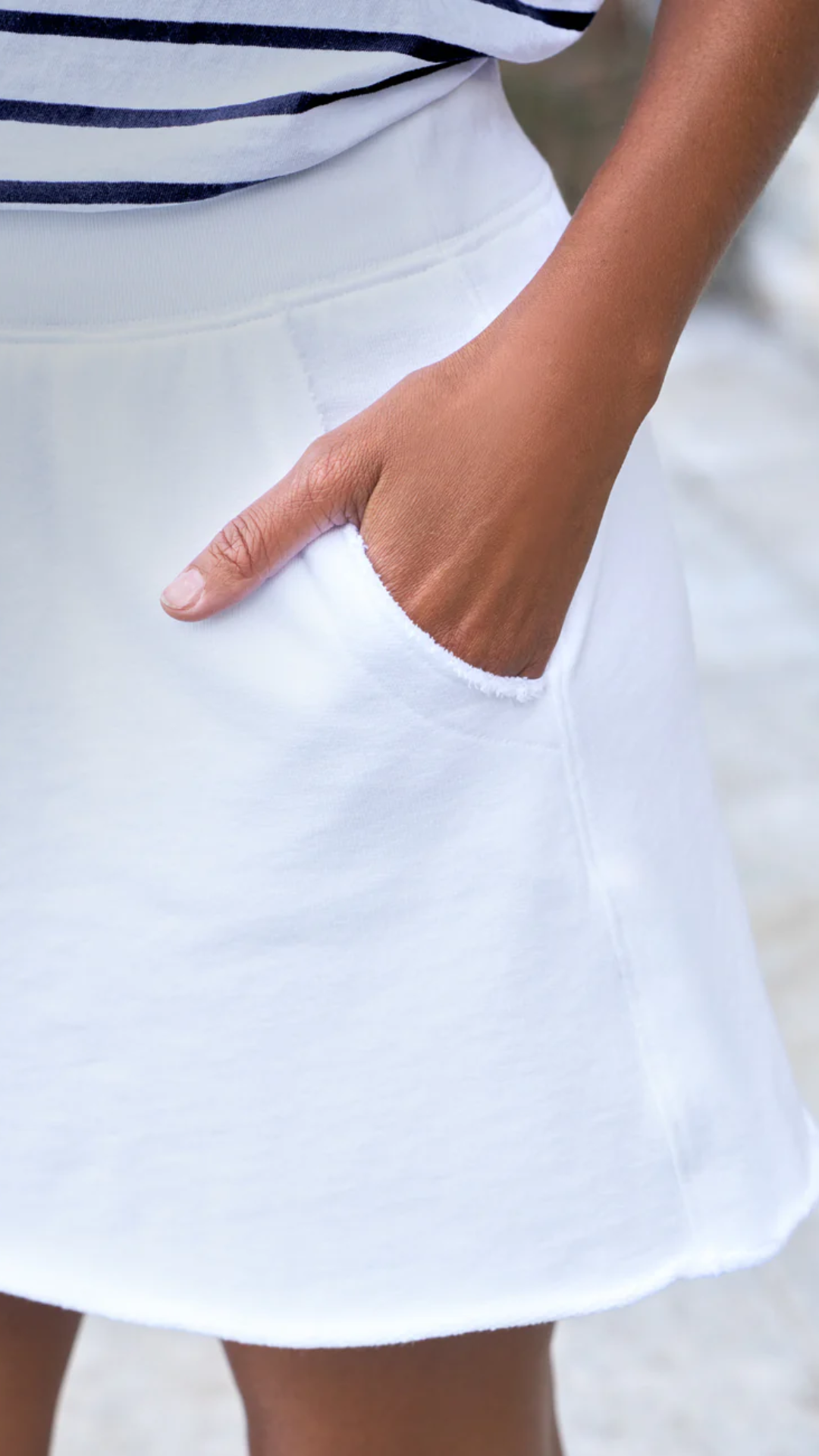 Frank & Eileen Kennedy Mini Skirt in White