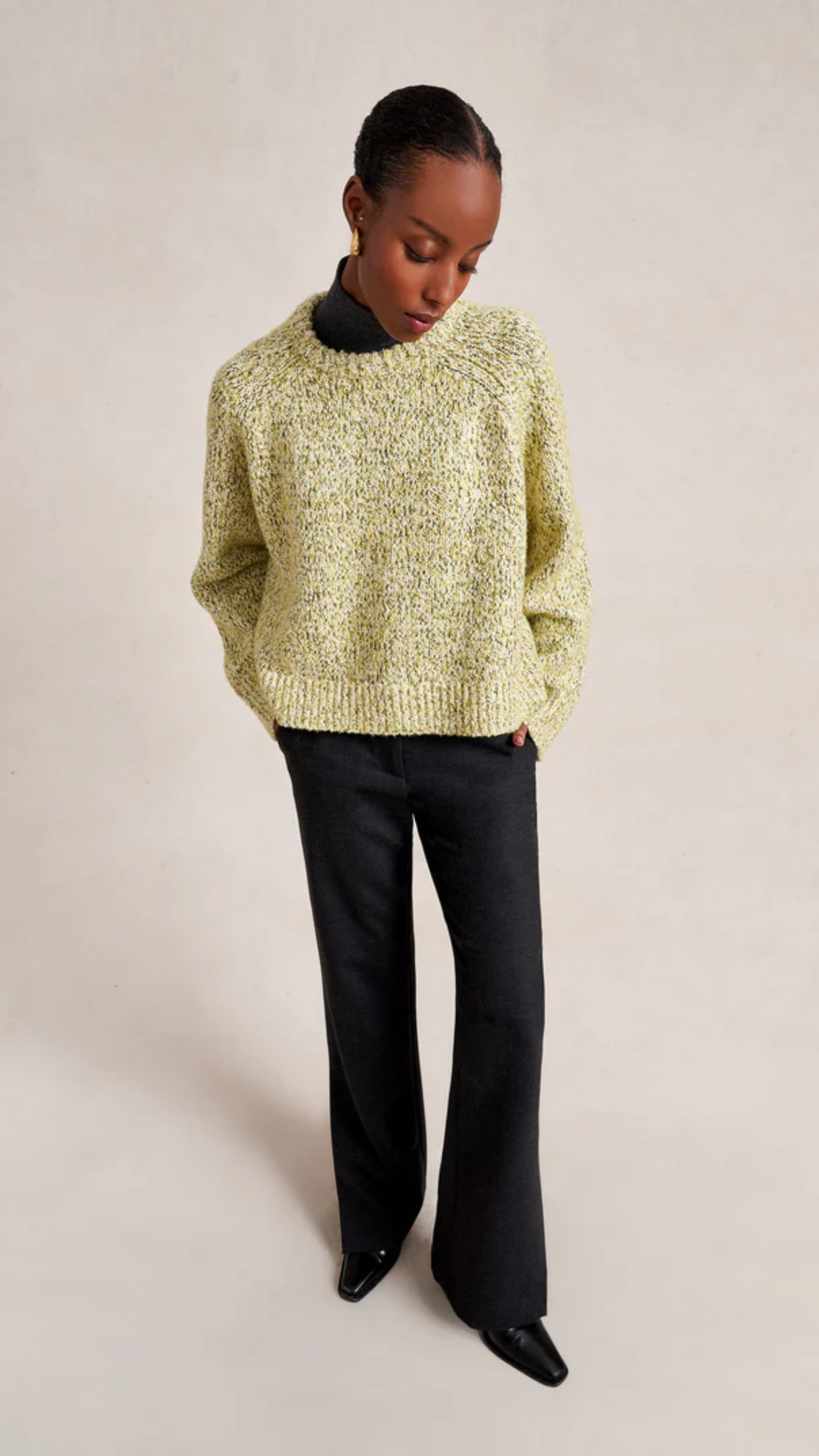 La Ligne Ezra Sweater in Marled Sunshine