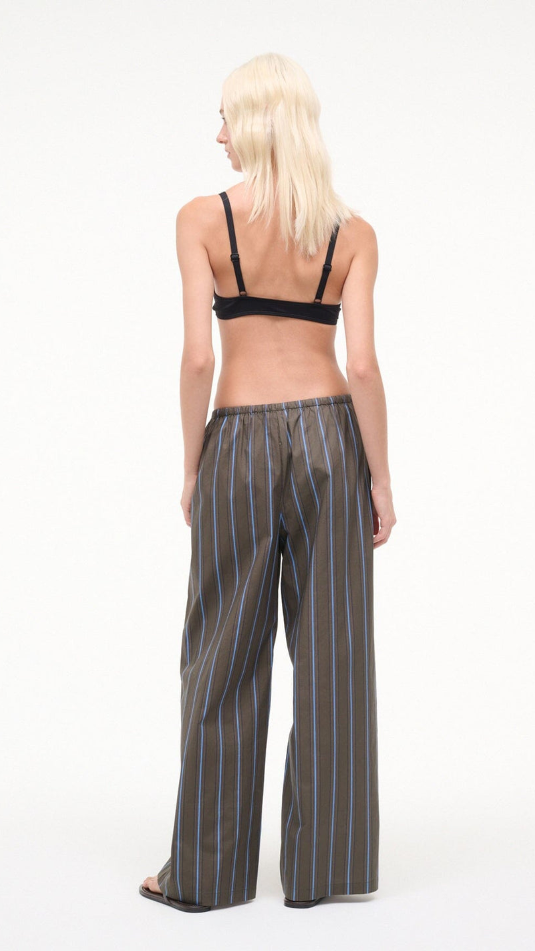 Staud Mateo Pant in Huntington Stripe