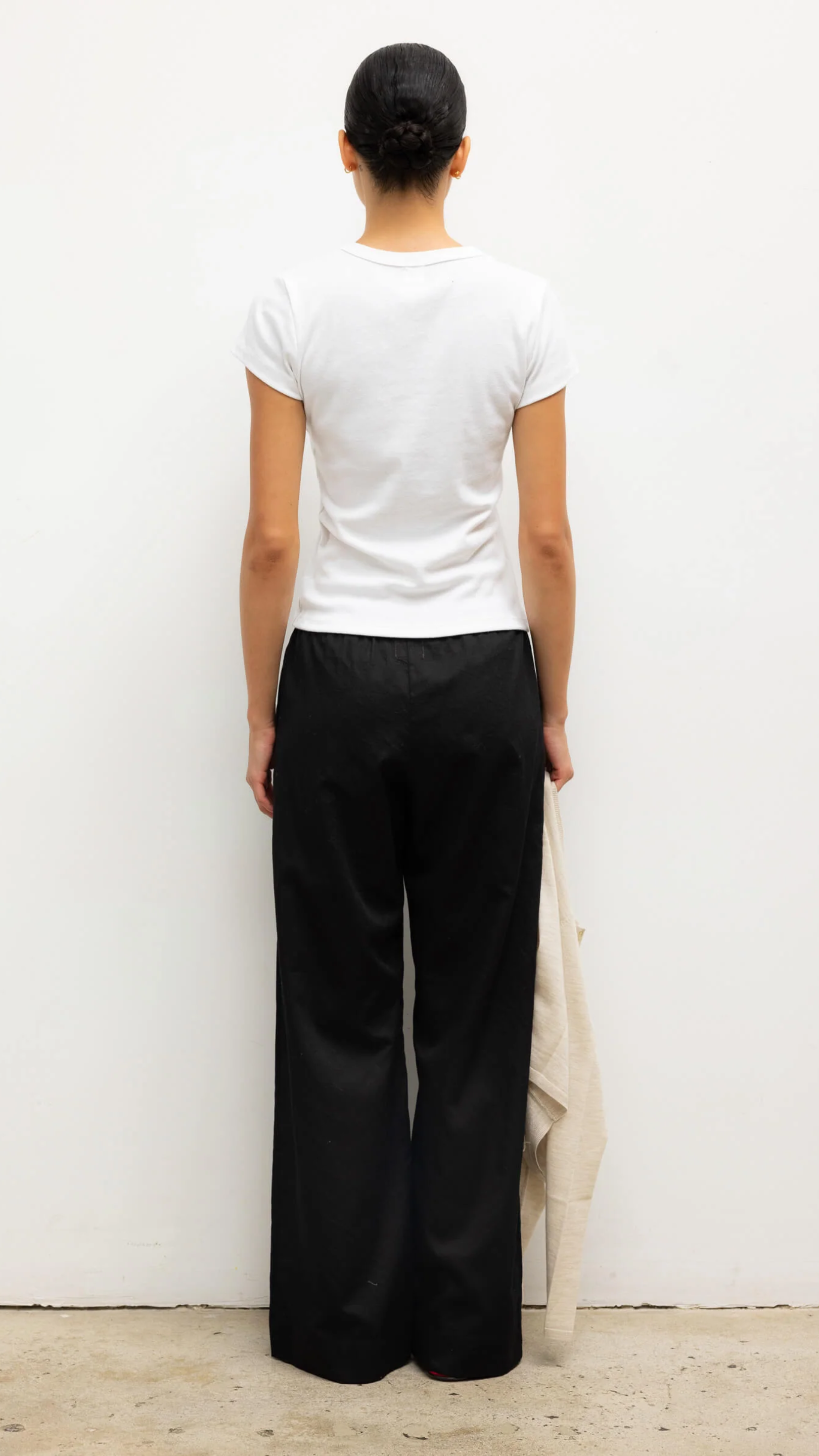 LESET Yoko Pocket Pant in Black