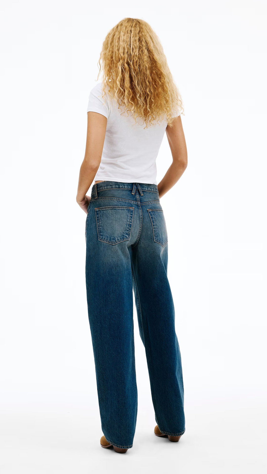 Slvrlake Tess Long Jean in Tears Go By