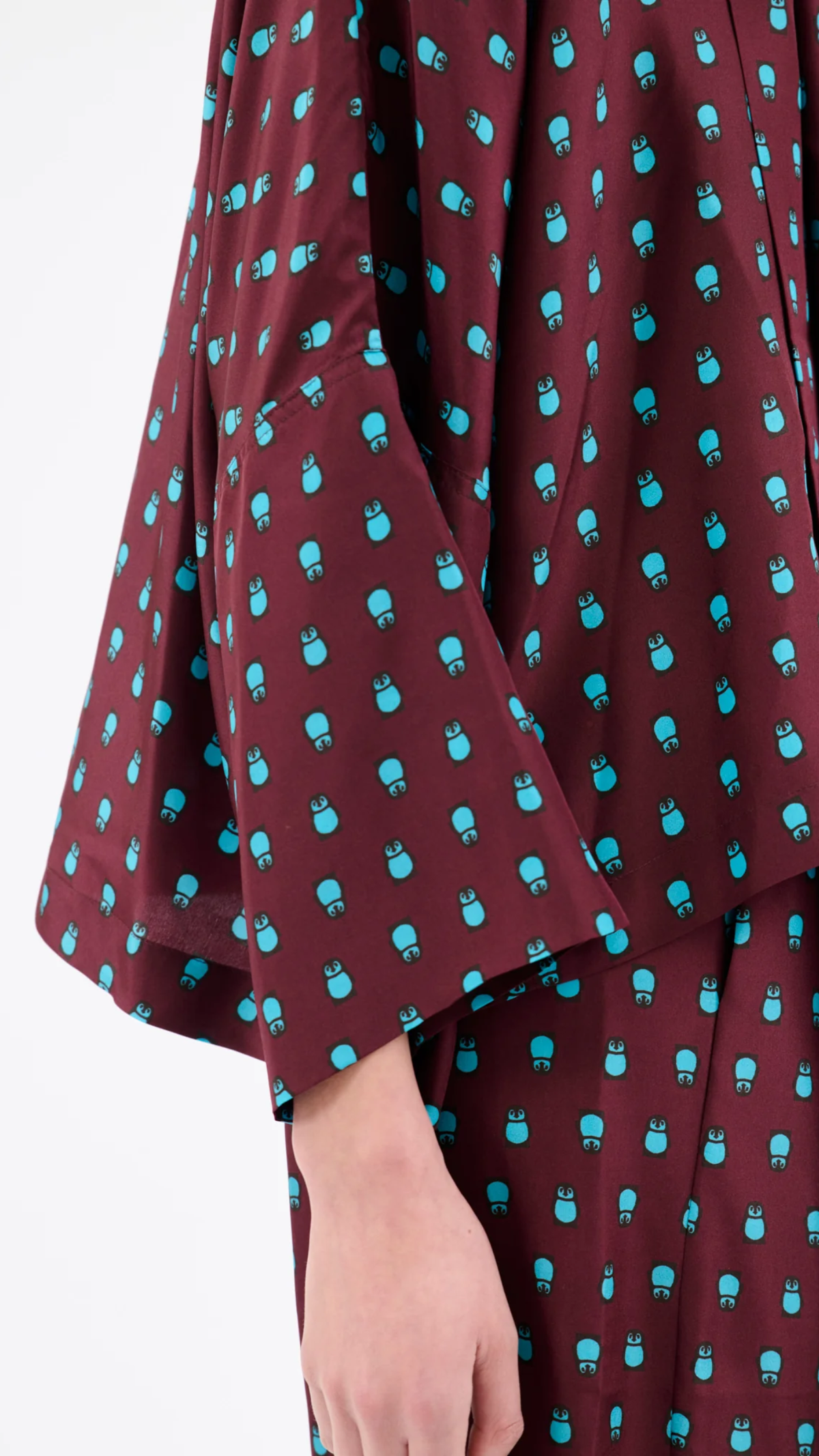 Odeeh Penguin Blouse in Deep Purple