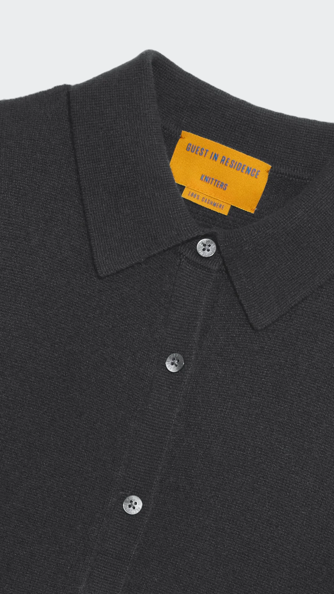 Guest in Residence Mini Shirt Dress in Charcoal