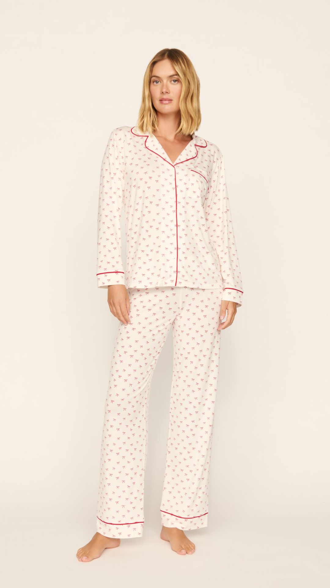 Eberjey Gisele Printed Long Pj Set