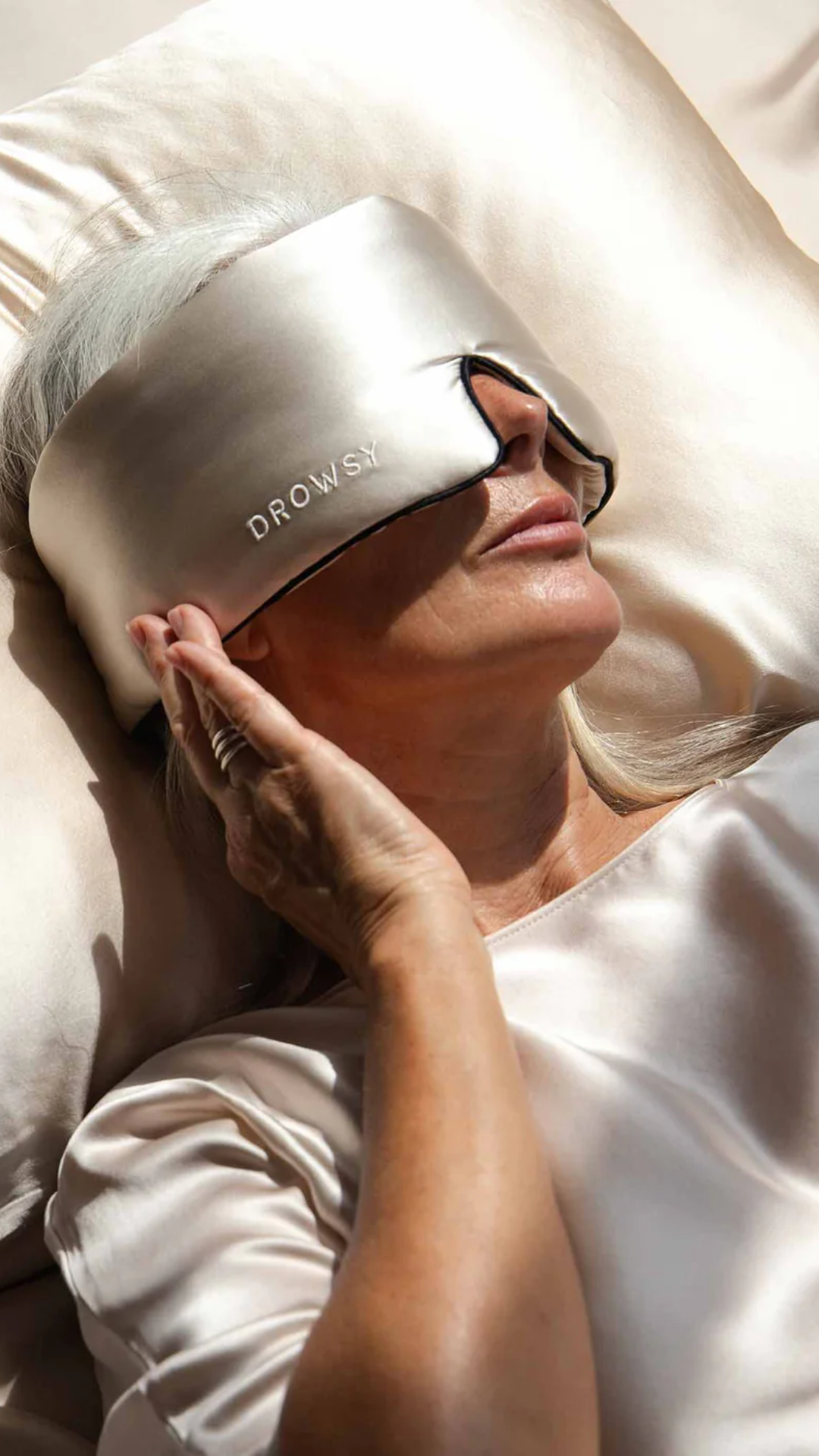 Drowsy Silk Pillowcase in Dusty Gold