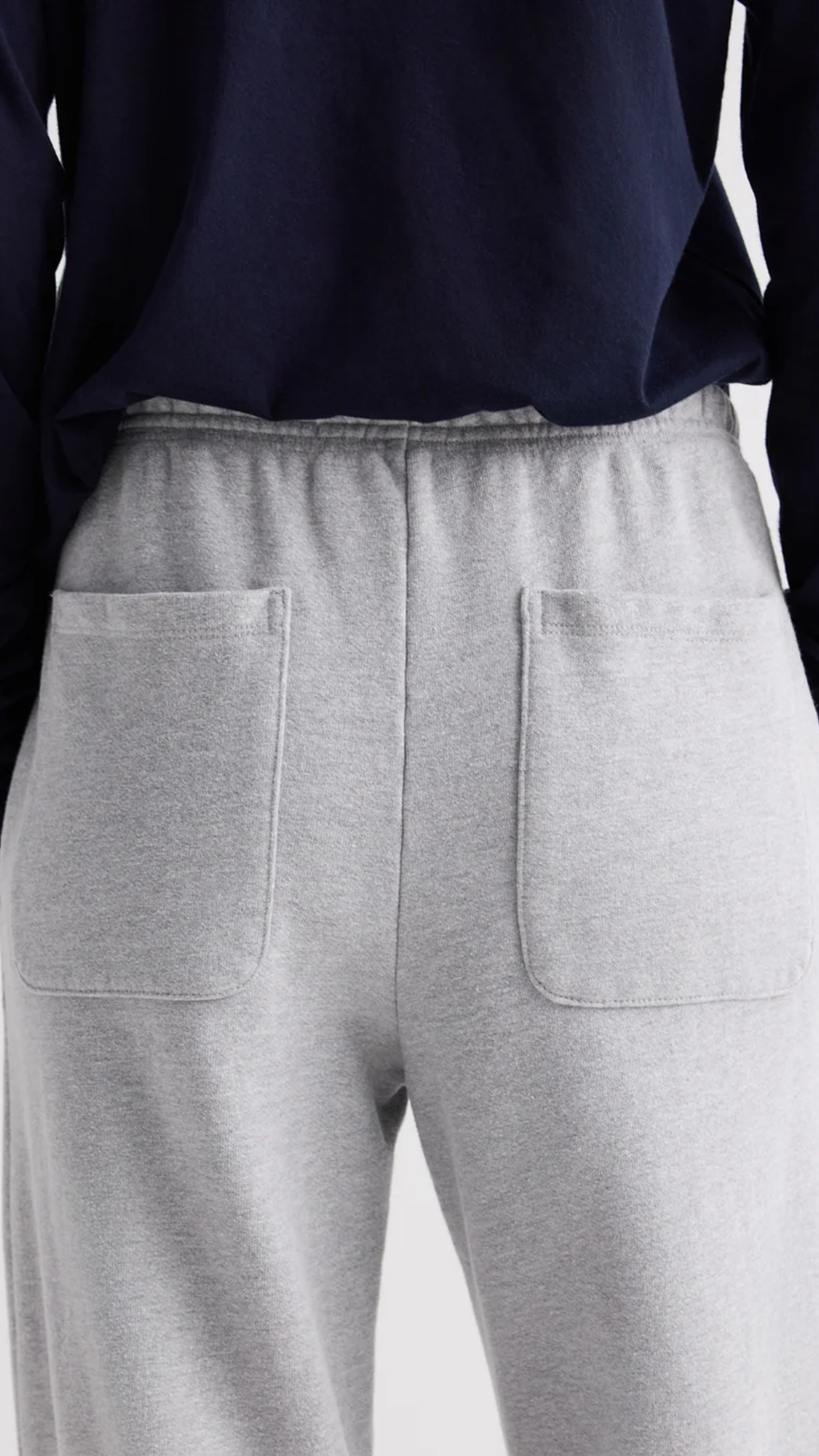 TWP Jetties Jogger in Light Heather Grey