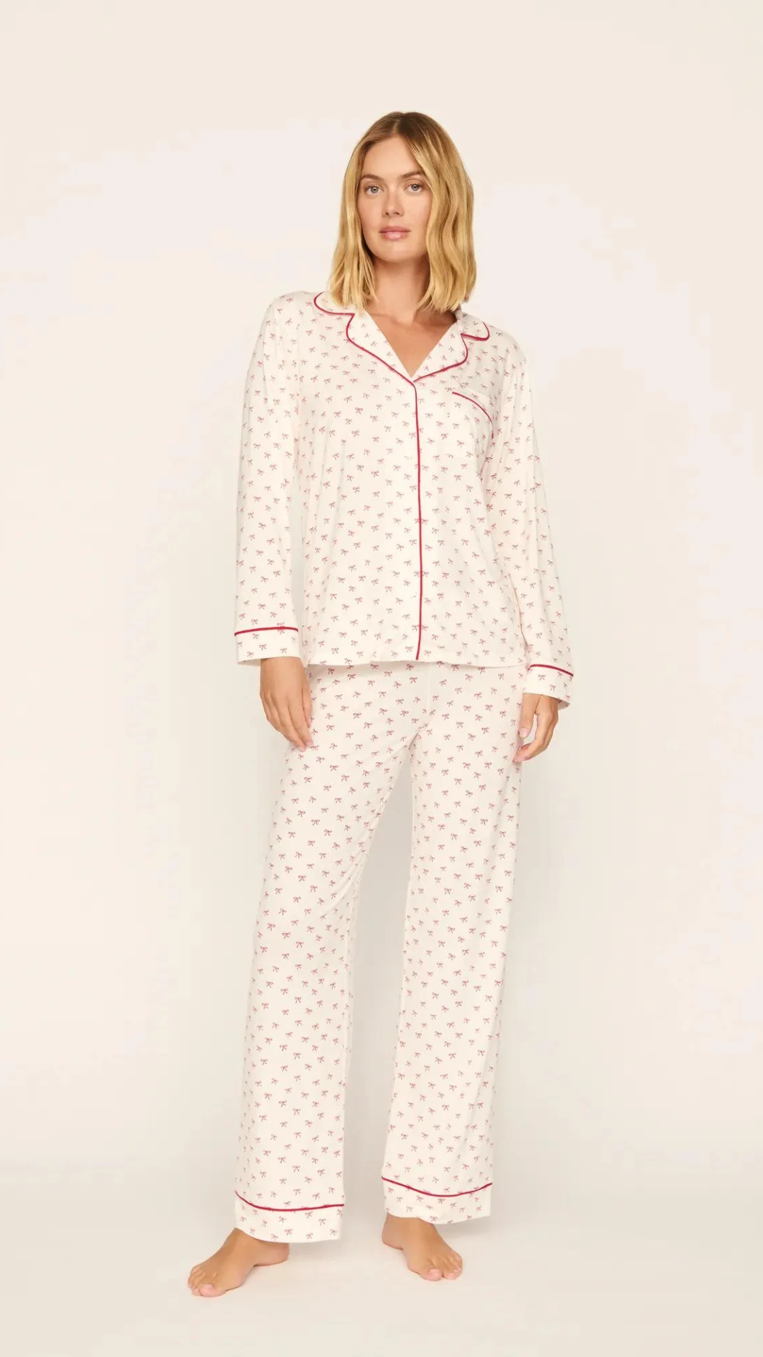 Eberjey Gisele Printed Long Pj Set