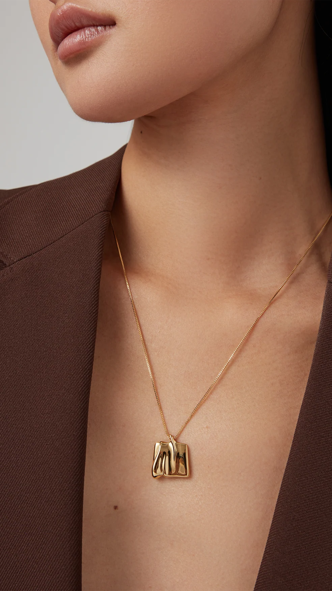 Jenny Bird Sundra Pendant Necklace in Gold