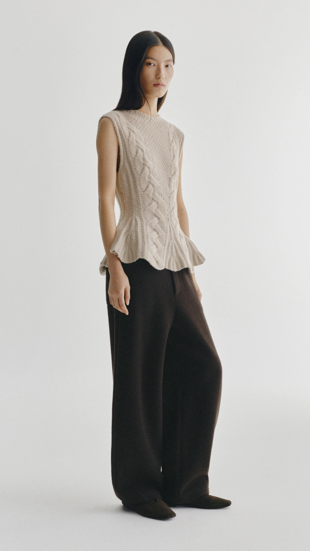 Lisa Yang Signy Top in Sand