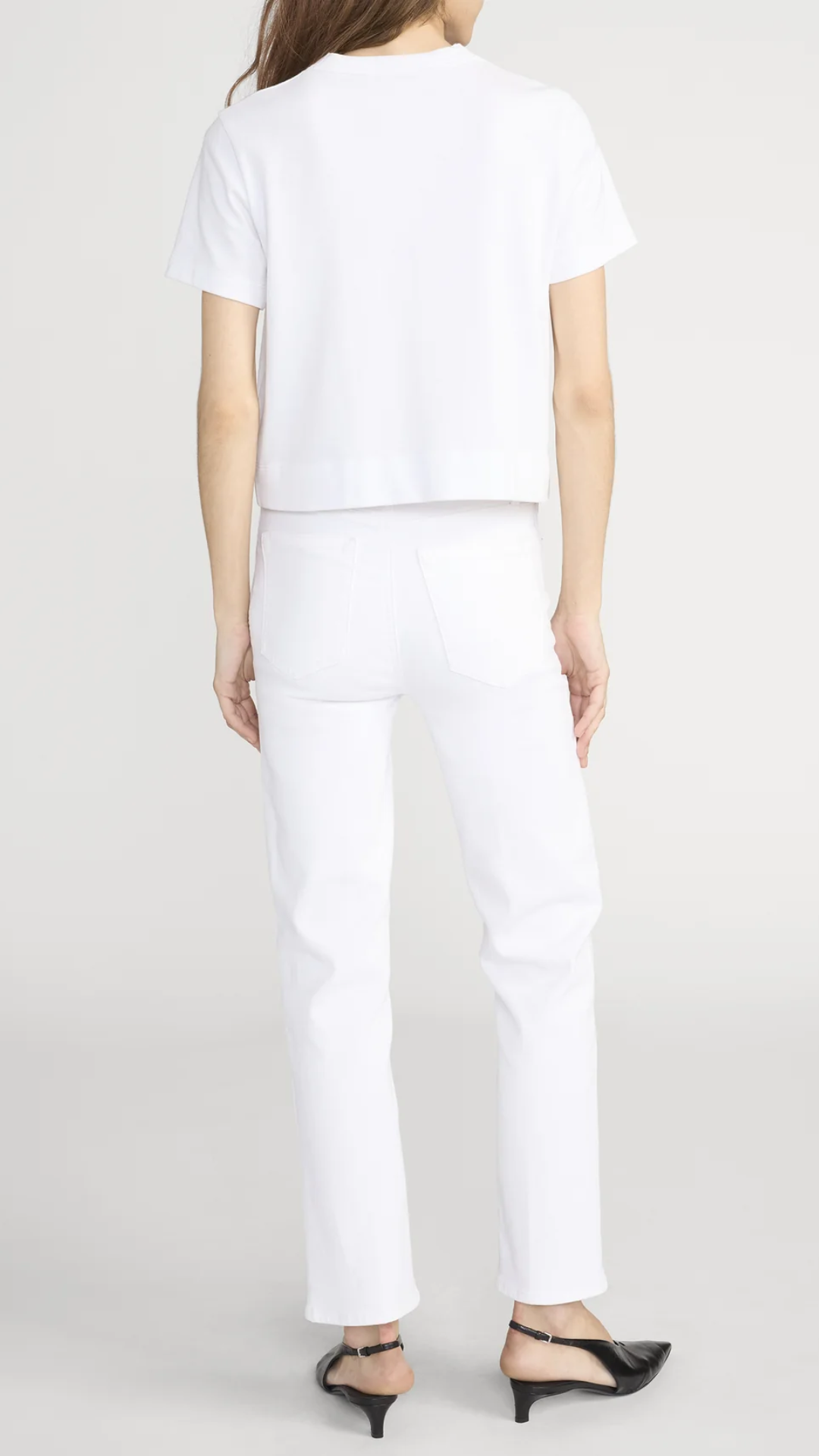 Frame The Boxy Tee in White