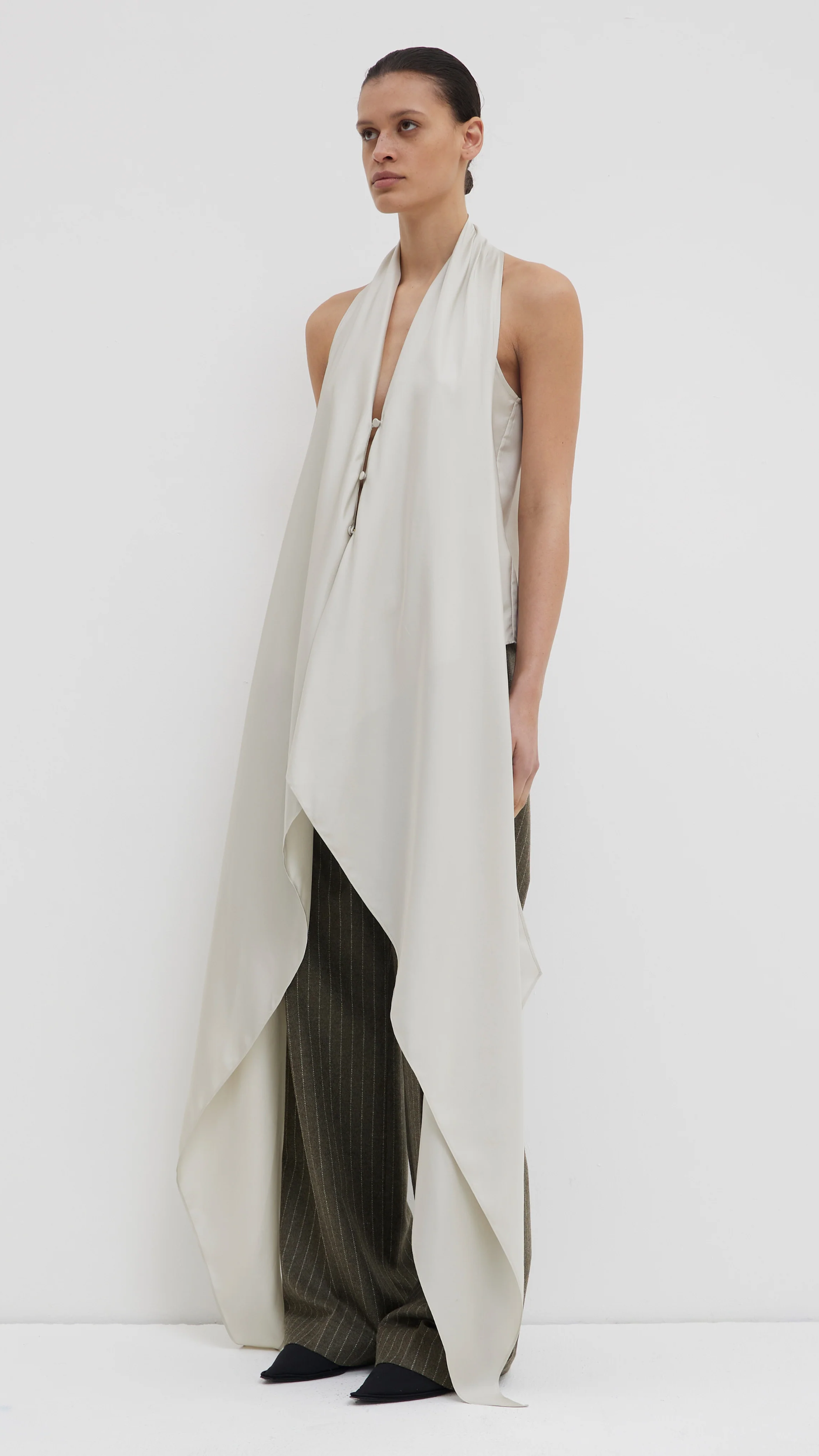 Christian Wijnants Trini Top in Cement