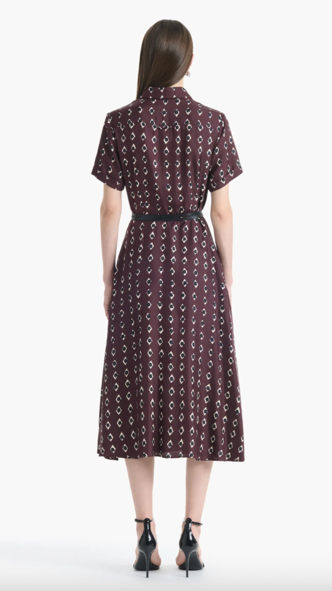 Altuzarra Kiera Dress in Deep Cherry
