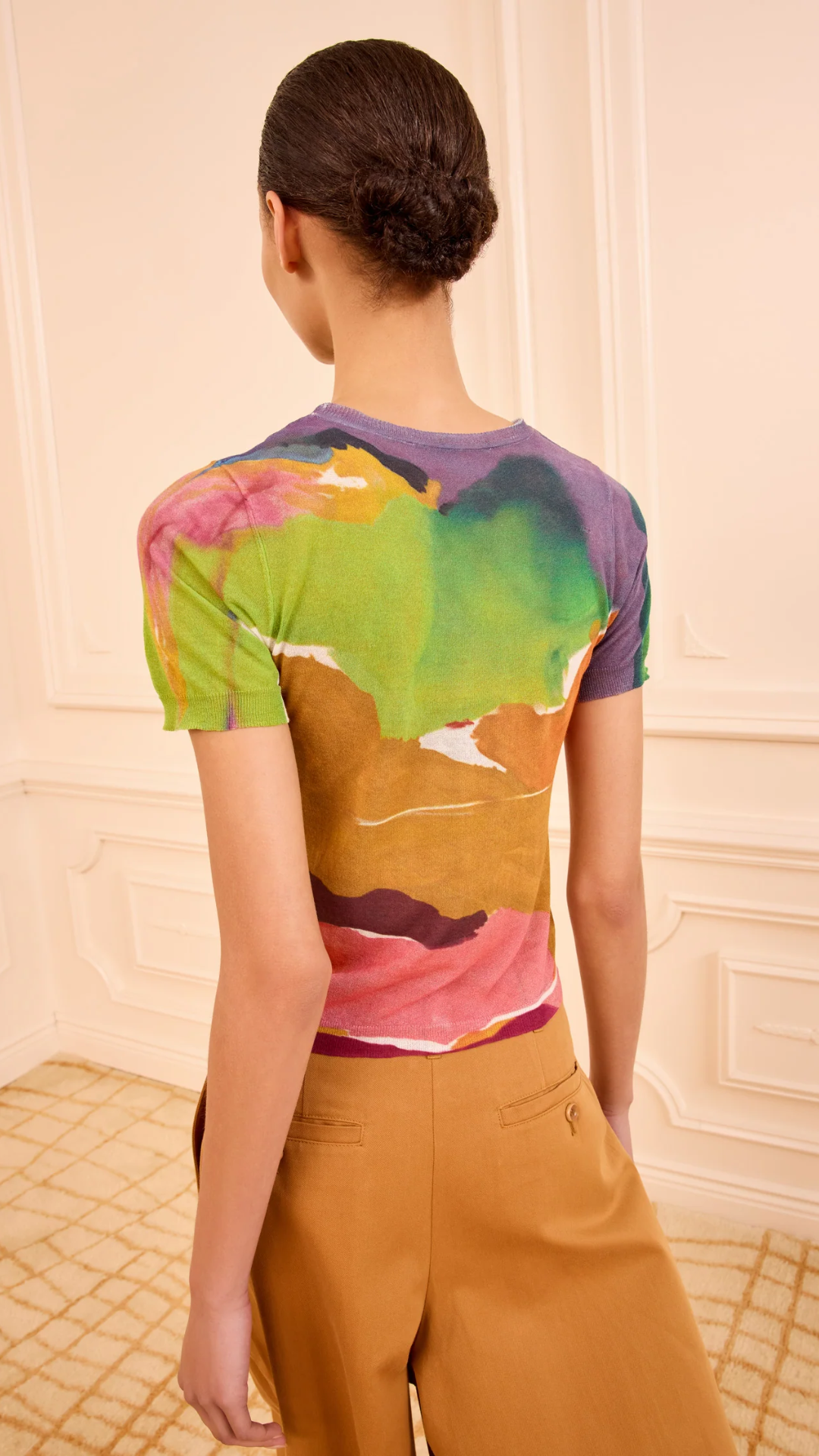 Ulla Johnson Sana Knit Top in Nature Abhors A Vacuum