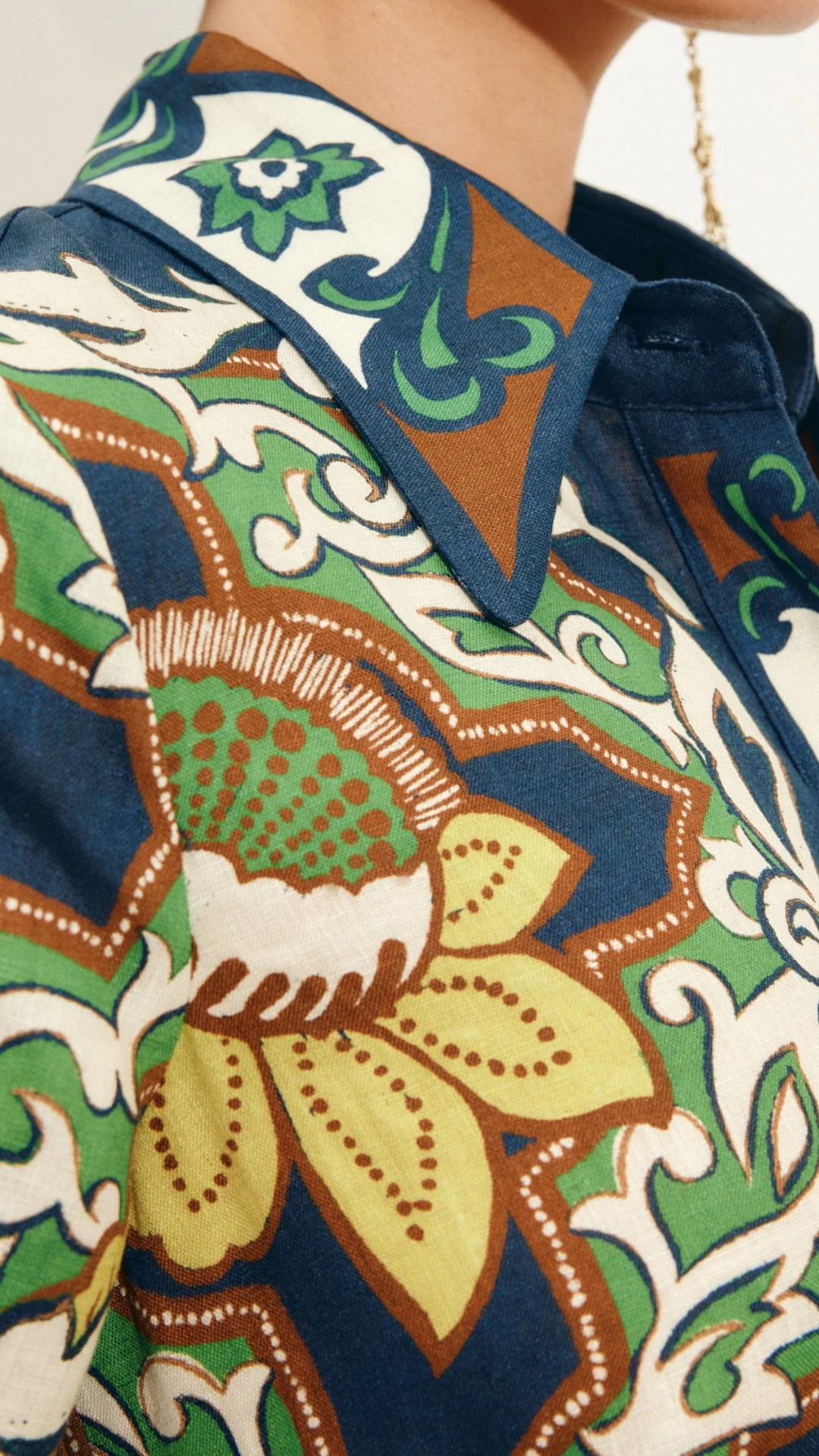 Alemais Liana Shirtdress in Multi