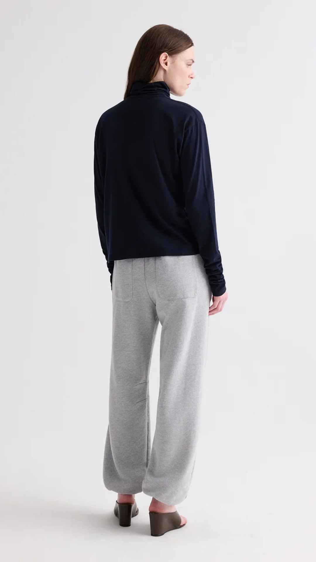 TWP Jetties Jogger in Light Heather Grey