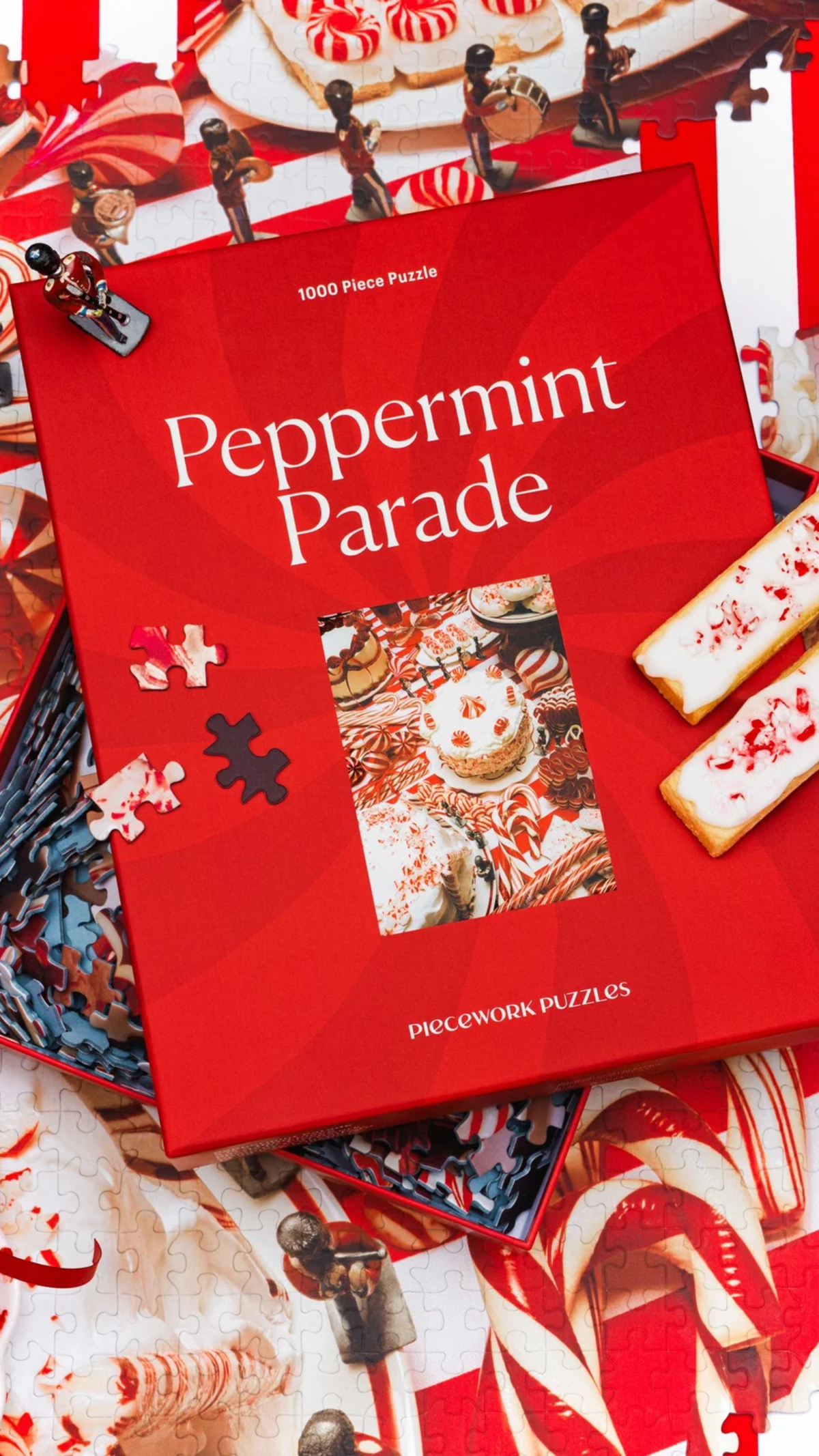 Piecework Peppermint Parade 1000 Piece Puzzle