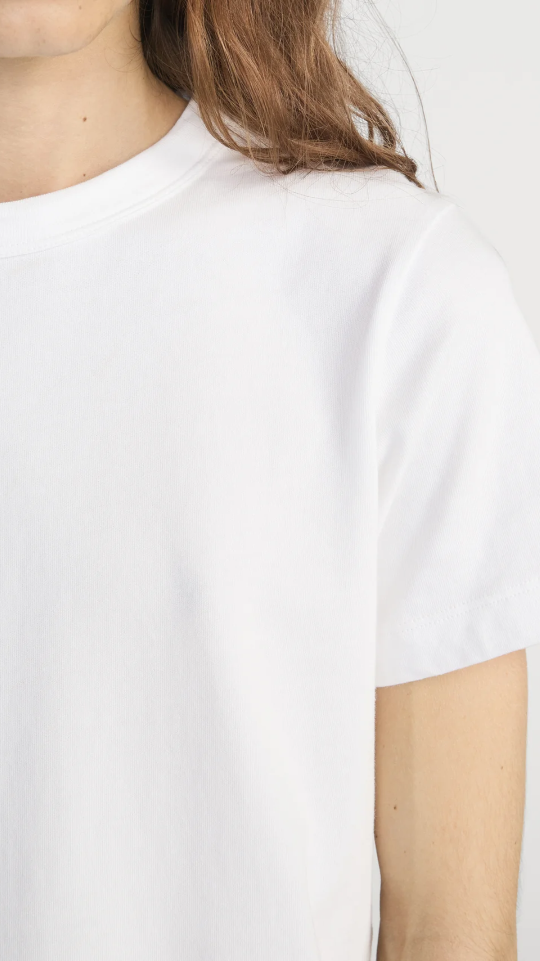 Frame The Boxy Tee in White