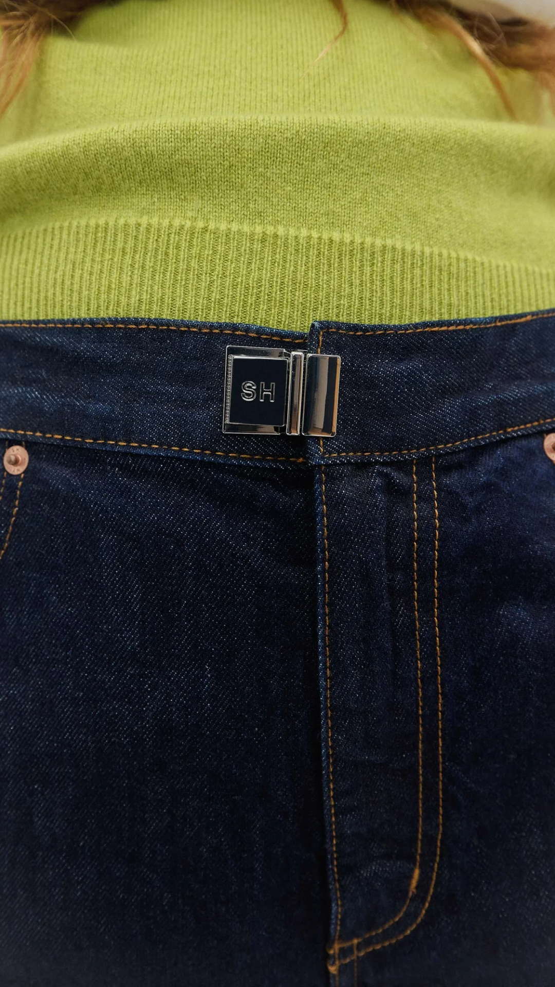Still Here Buckle Jean in Indigo